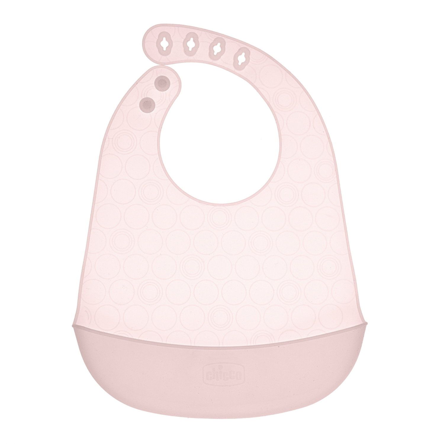 Bavaglia in silicone con tasca rosa - chicco - Chicco