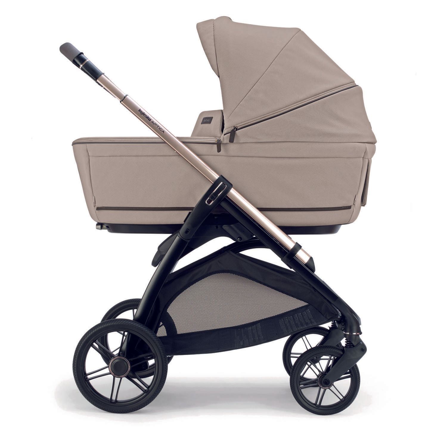 Aptica system quattro - vicuna beige con telaio palladio e seggiolino auto darwin infant recline evo - inglesina - Inglesina