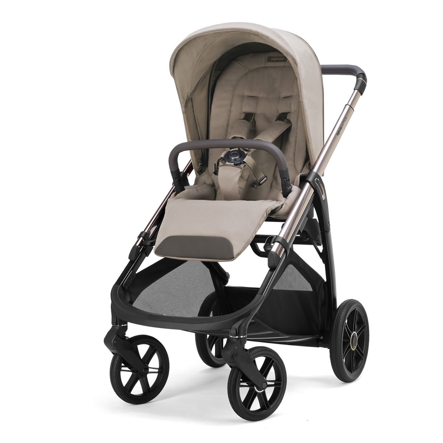 Aptica system quattro - vicuna beige con telaio palladio e seggiolino auto darwin infant recline evo - inglesina - Inglesina