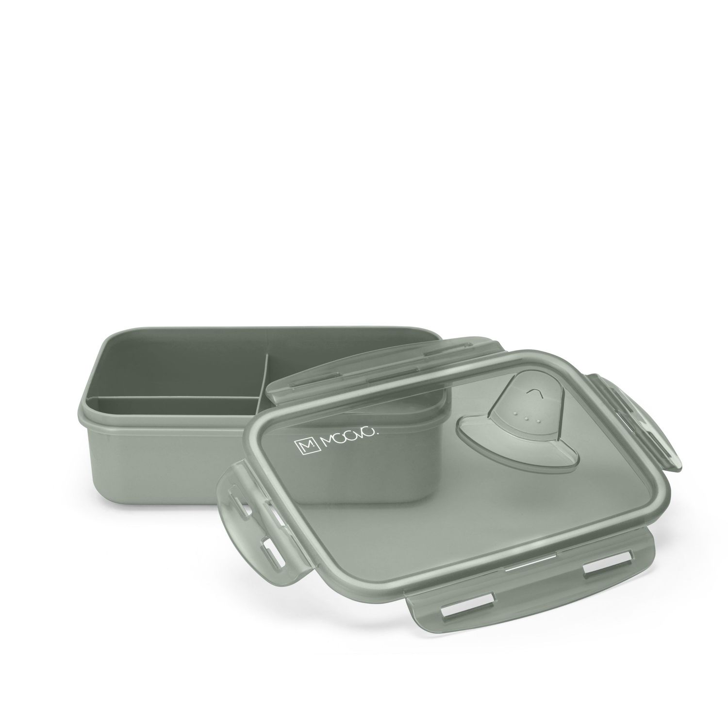 Lunch box per bambini a scomparti fissi da 1000ml - kiddiekit 4430 / sage green - nuvita - Nuvita