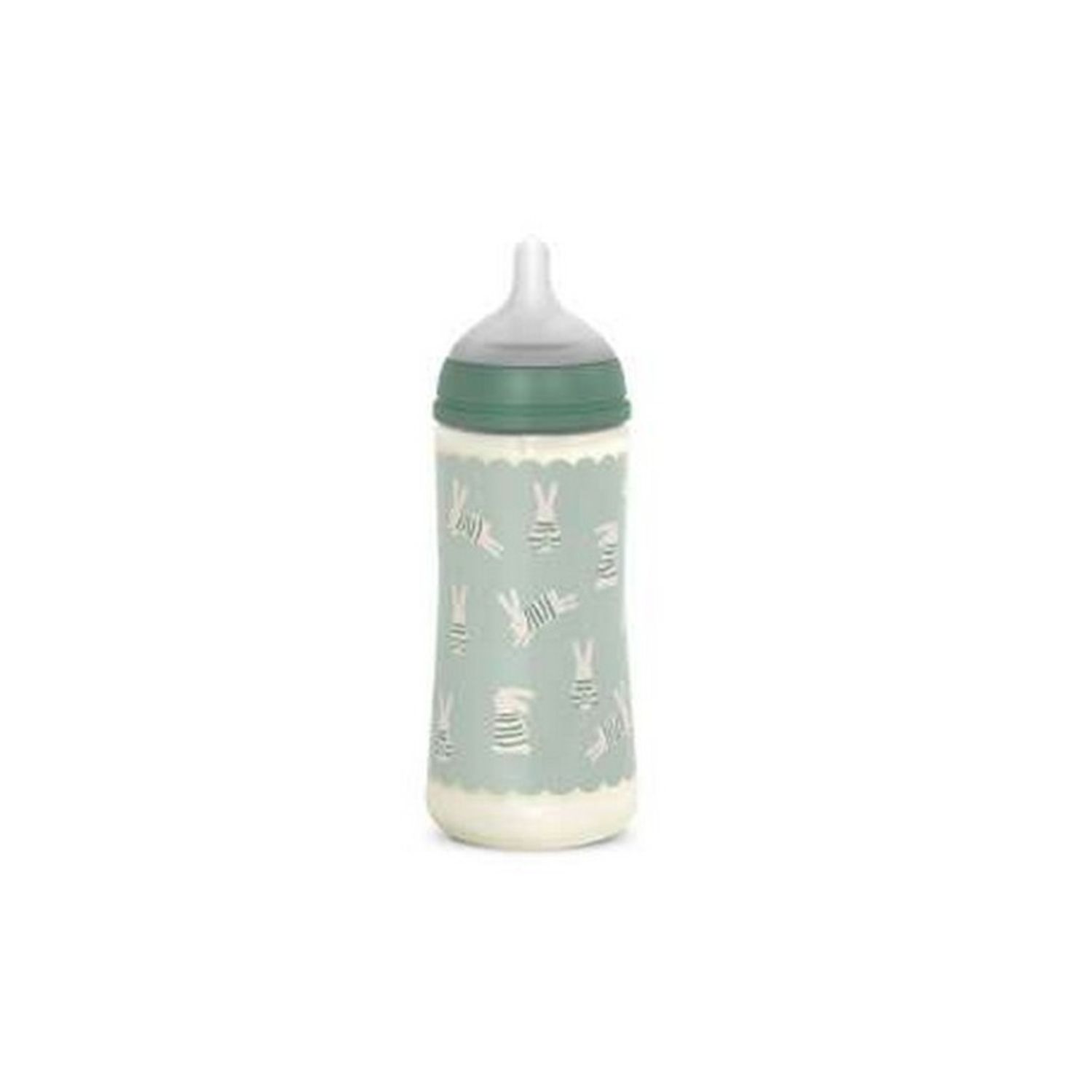 Biberon wonder silicone coniglio verde 360ml - suavinex - Suavinex