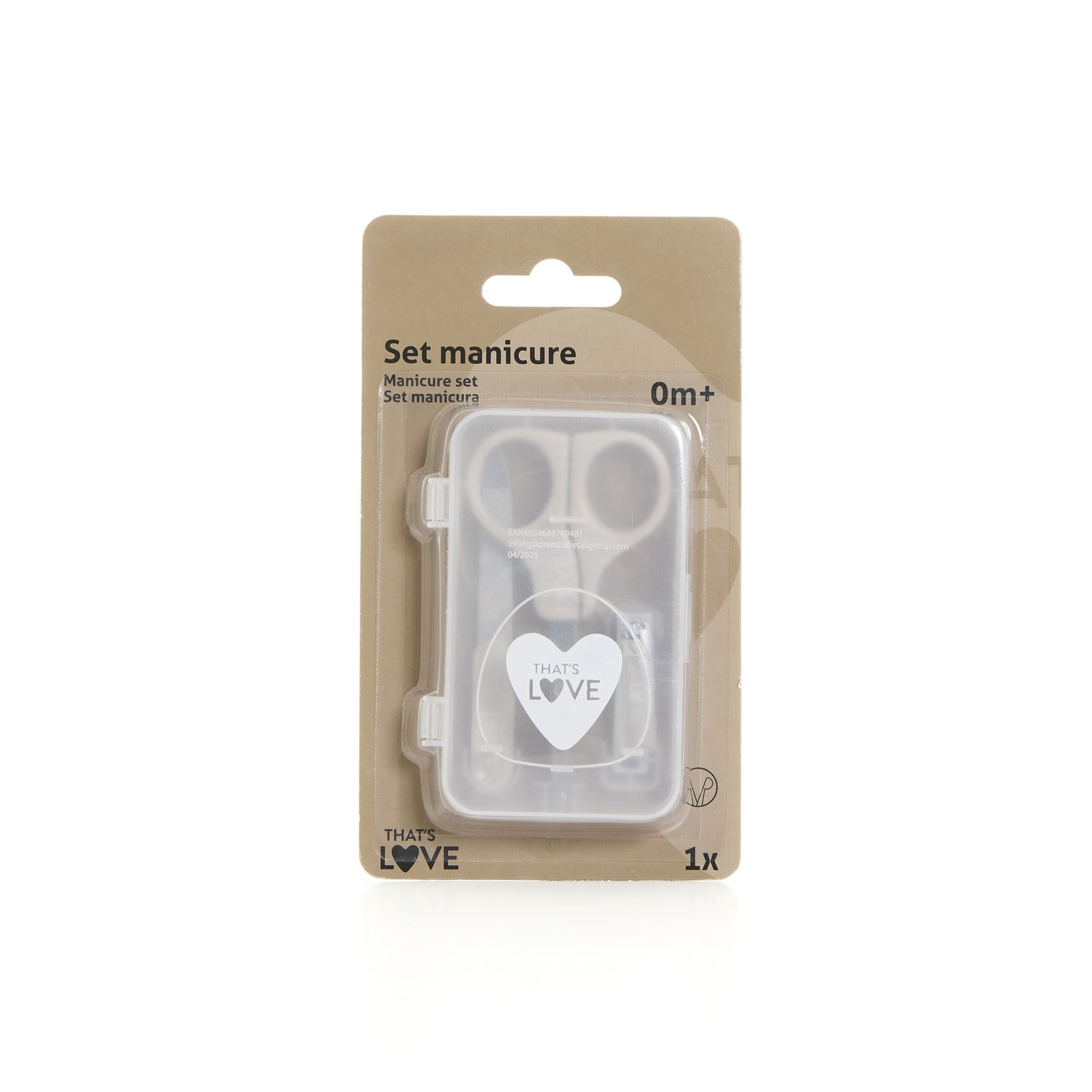 Set manicure 3 pz forbicine limetta tronchesino - that's love - That's Love