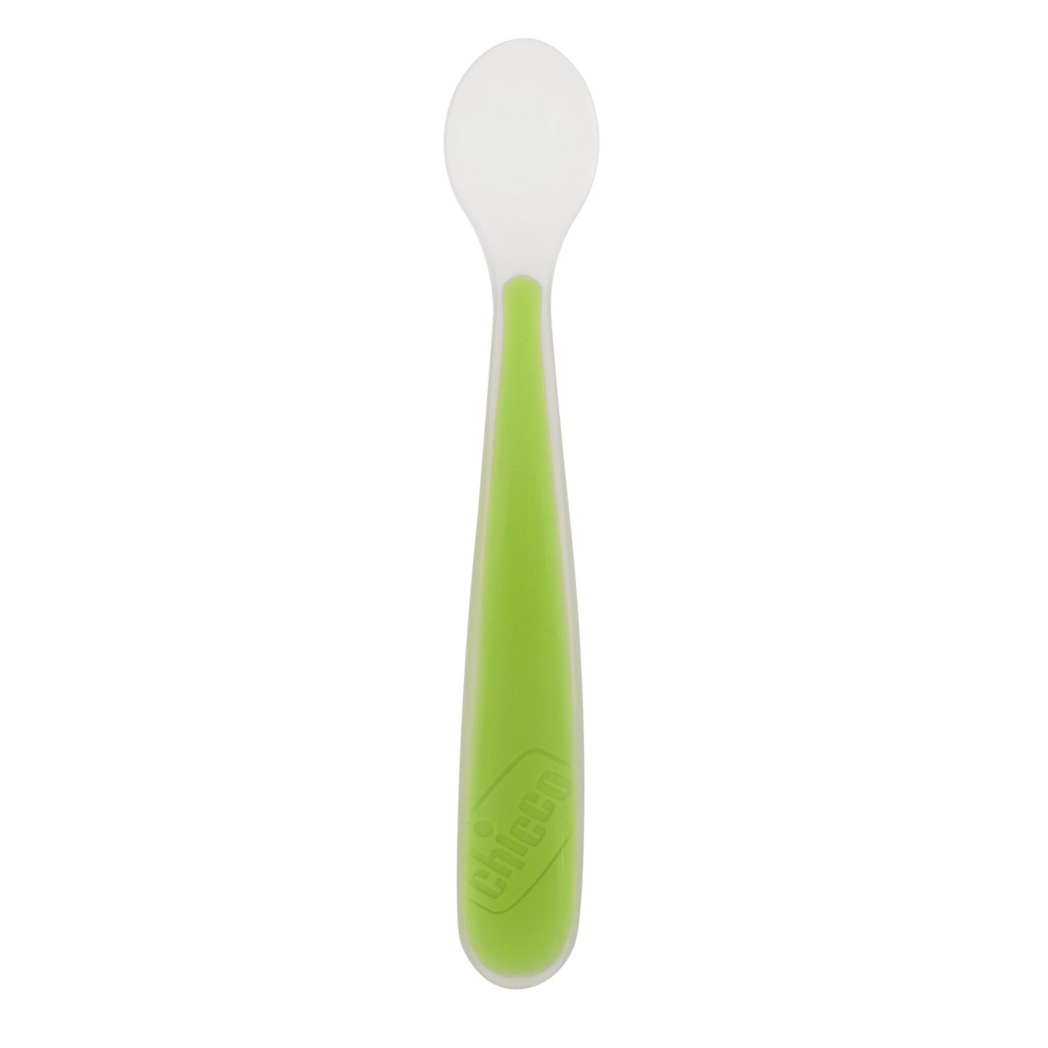 Cucchiaio morbido silicone 6m+ verde - chicco - Chicco