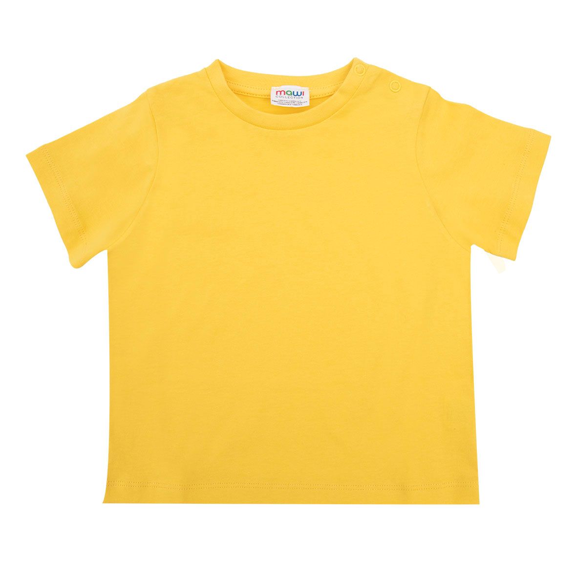T-shirt bimbo mezza manica giallo sole - Mawi
