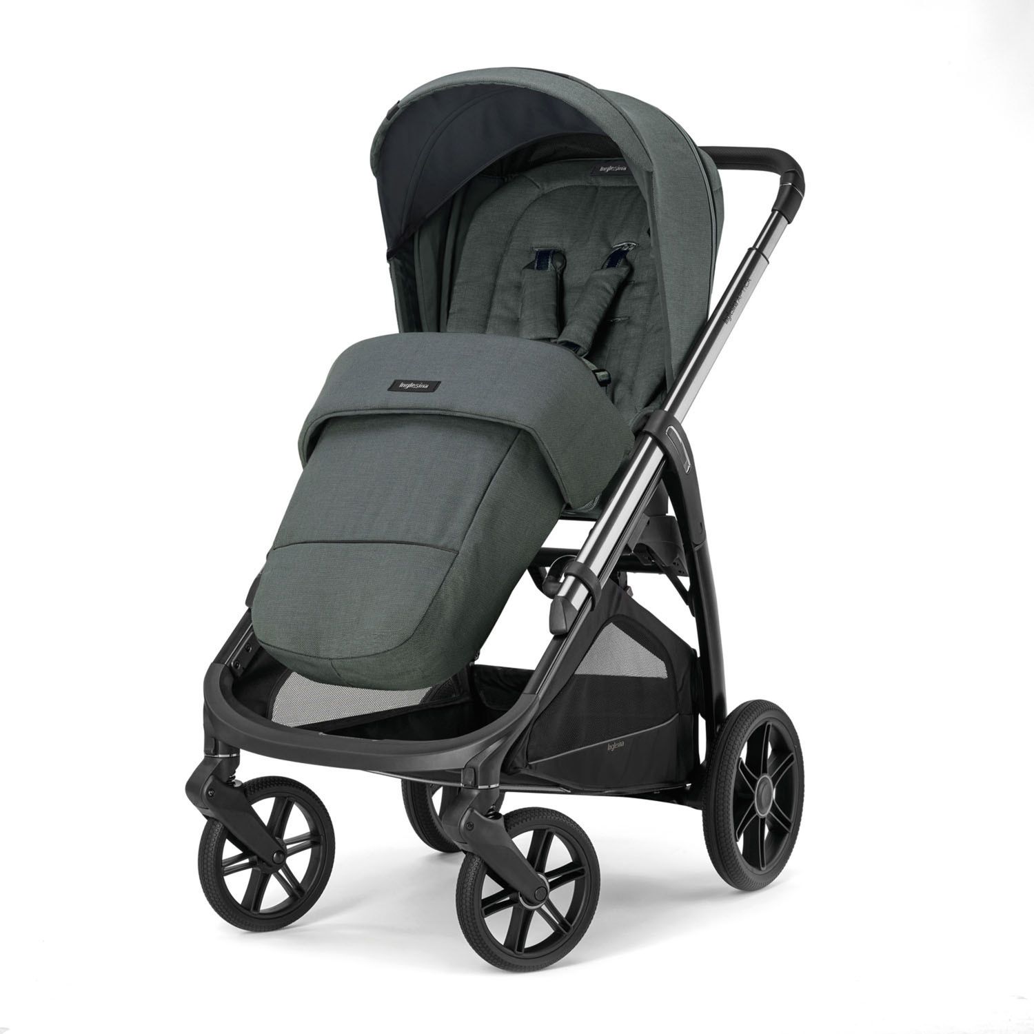 Sistema modulare aptica system quattro - emerald green con telaio litio e seggiolino auto darwin infant - inglesina - Inglesina