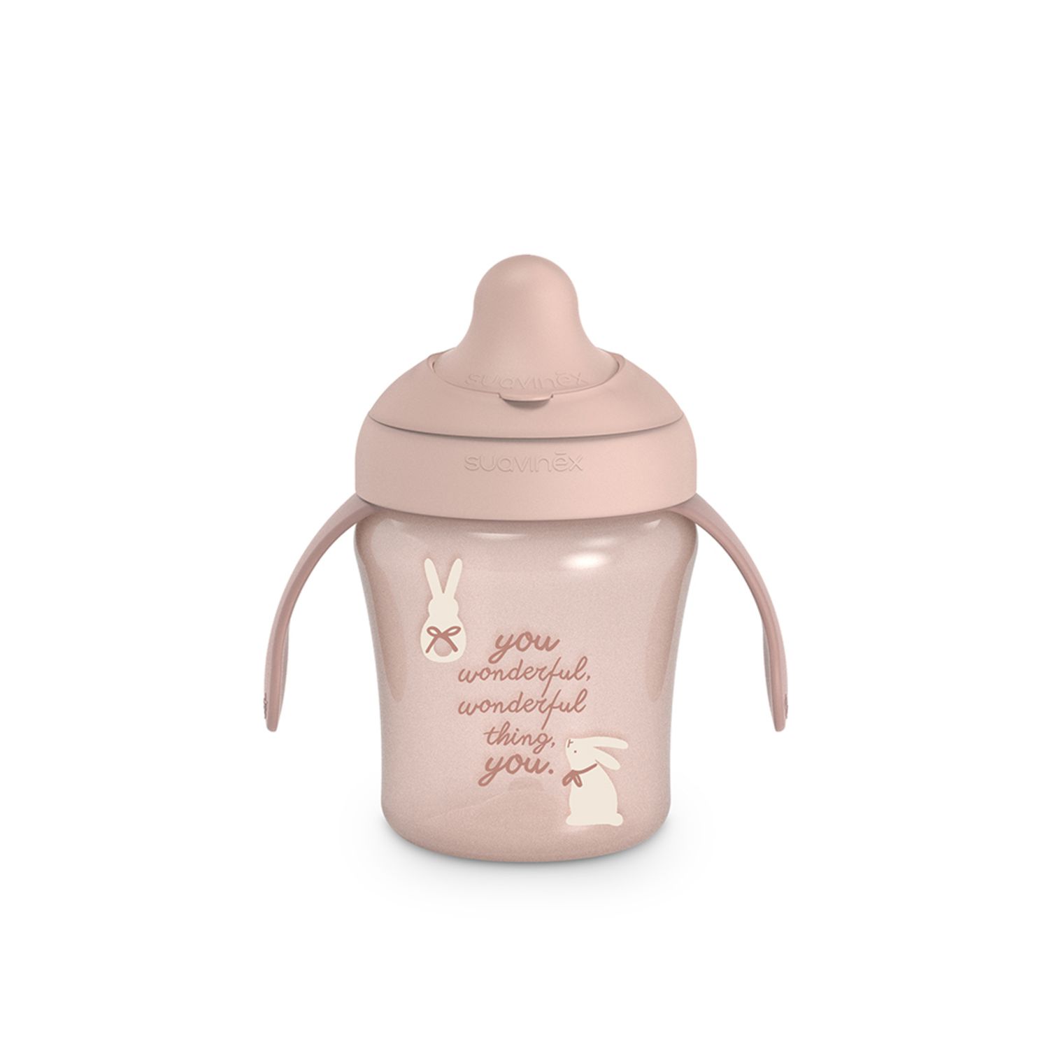 Wonderland tazza antigoccia 200ml +6m rosa - suavinex - Suavinex