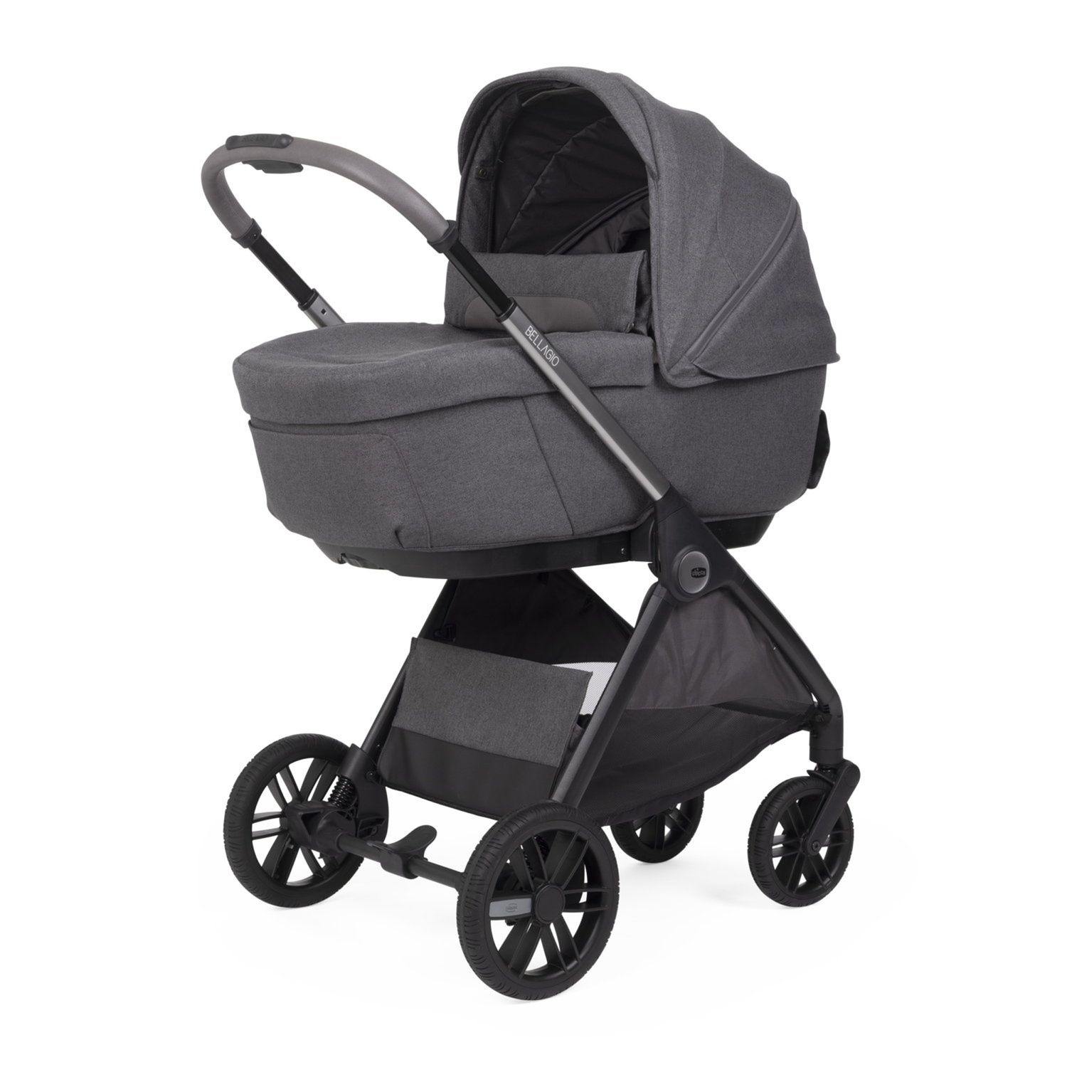 Trio bellagio 2 grand comfort kory plus - black satin - chicco - Chicco