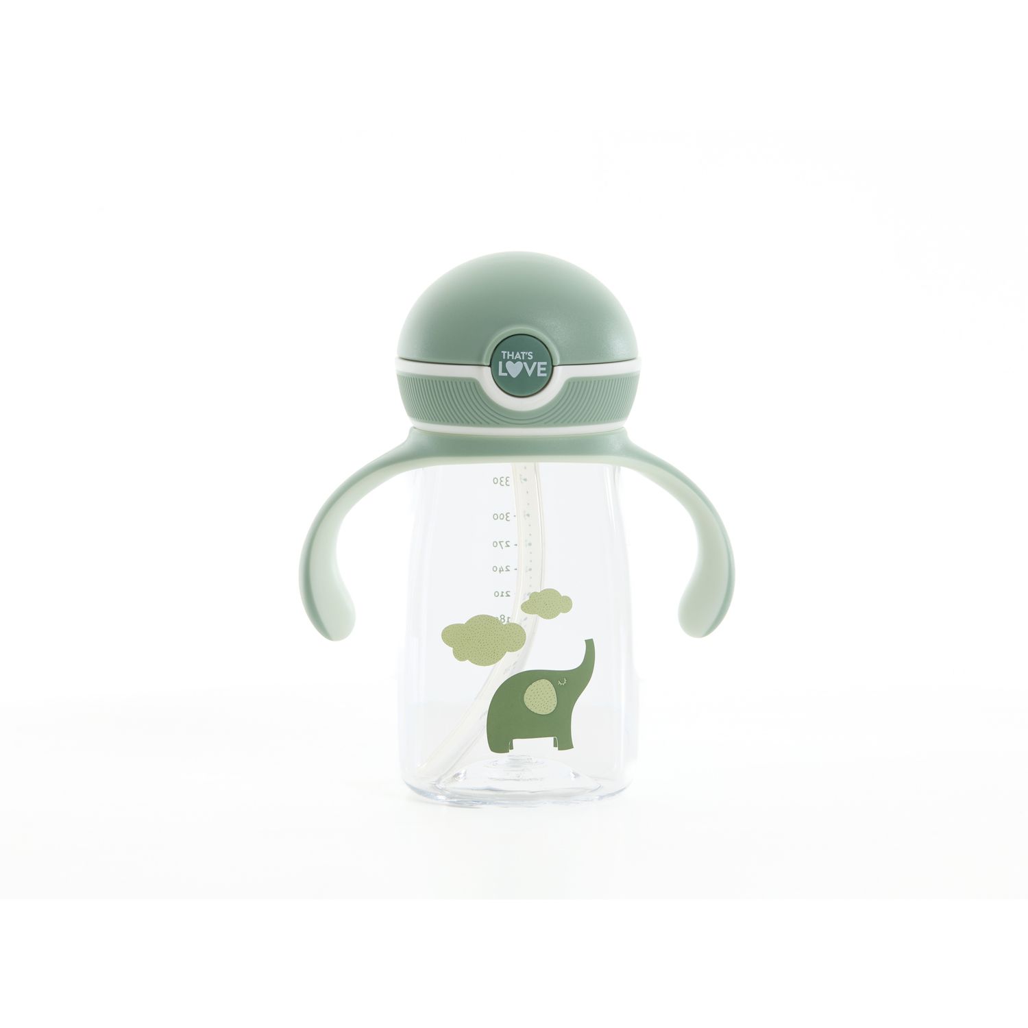 Tazza con cannuccia 12m+ elephant 360 ml - that's love - That's Love