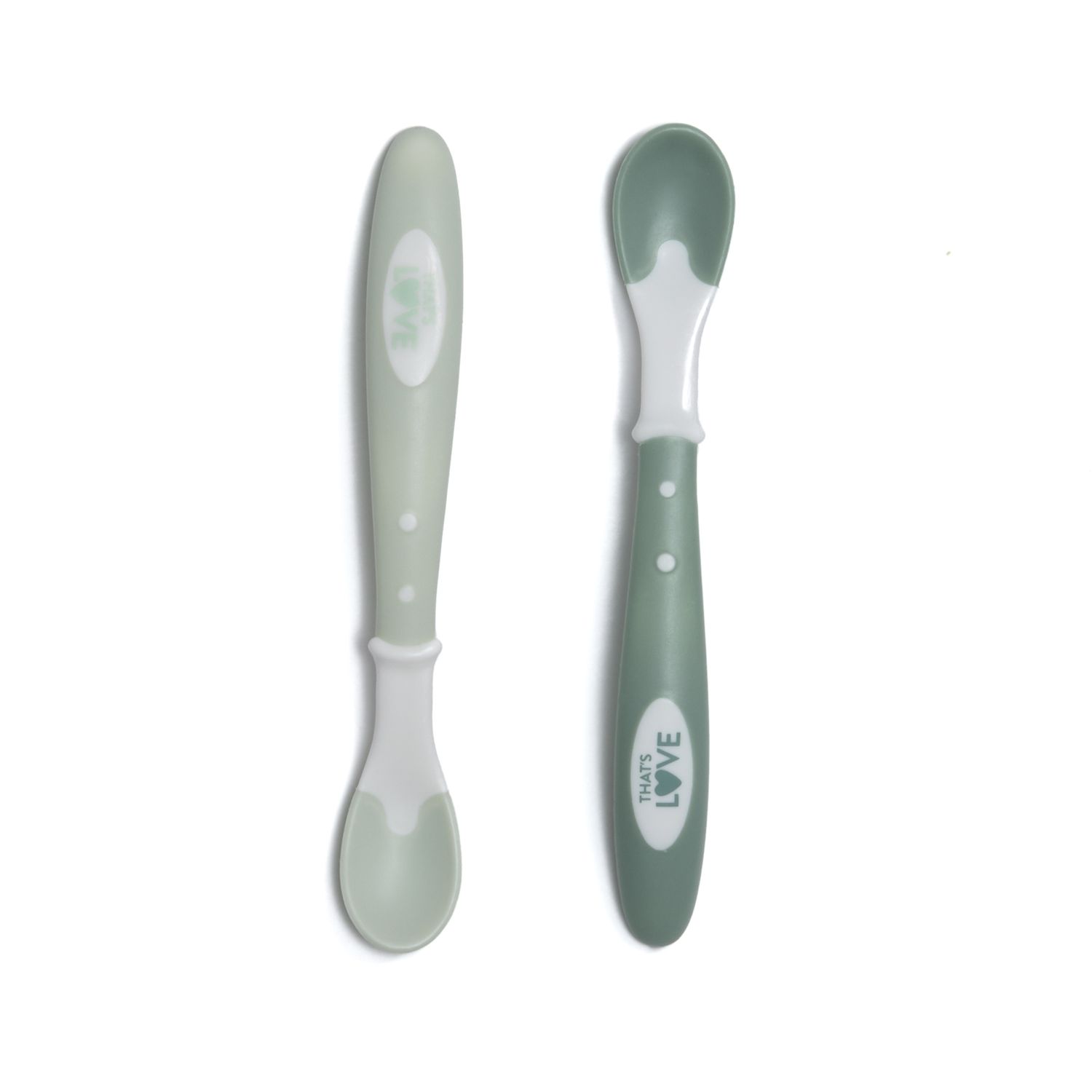 Set 2 cucchiai 10m+ morbido green - that's love - That's Love