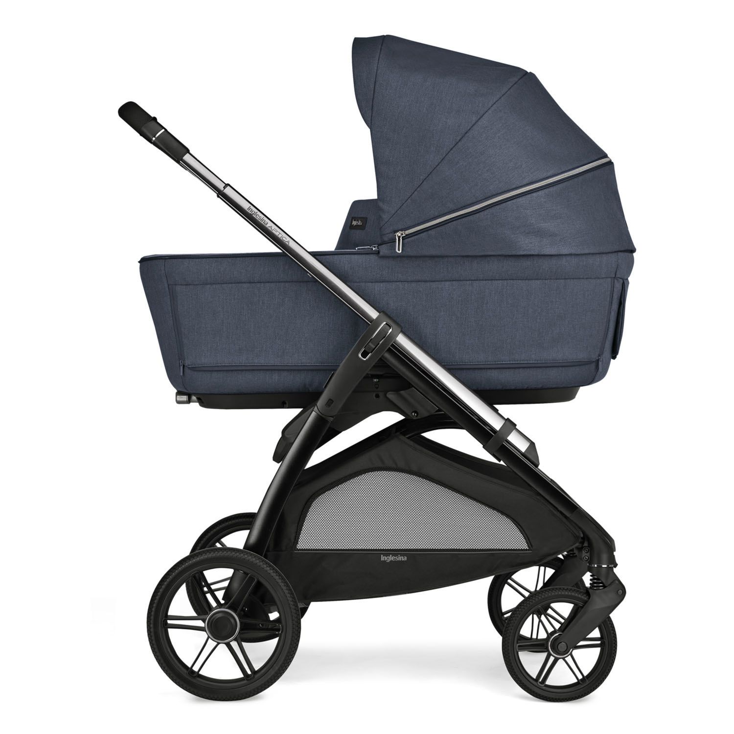 Sistema modulare aptica system quattro - resort blue con telaio litio e seggiolino auto darwin infant recline - inglesina - Inglesina