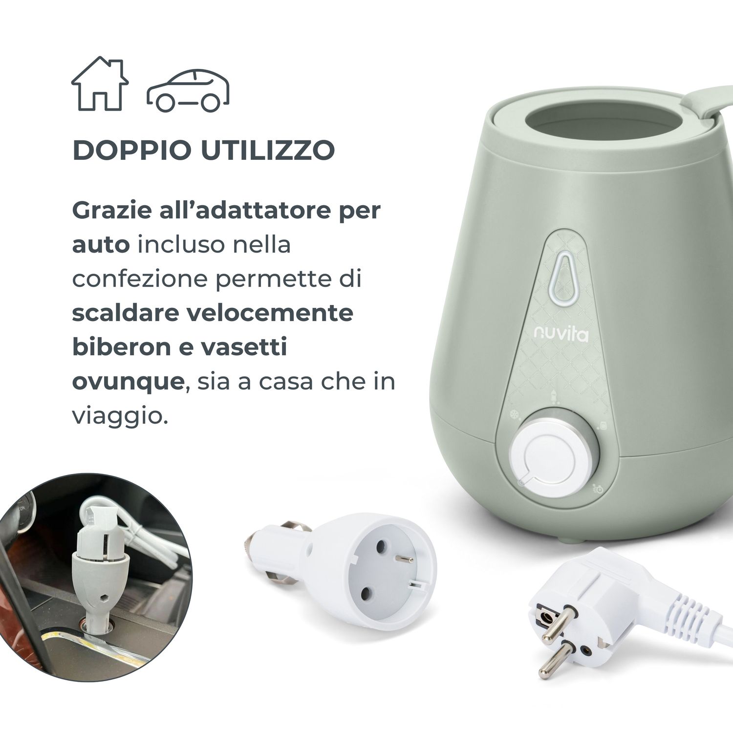 Scaldabiberon casa/auto - 1165 - nuvita - Nuvita