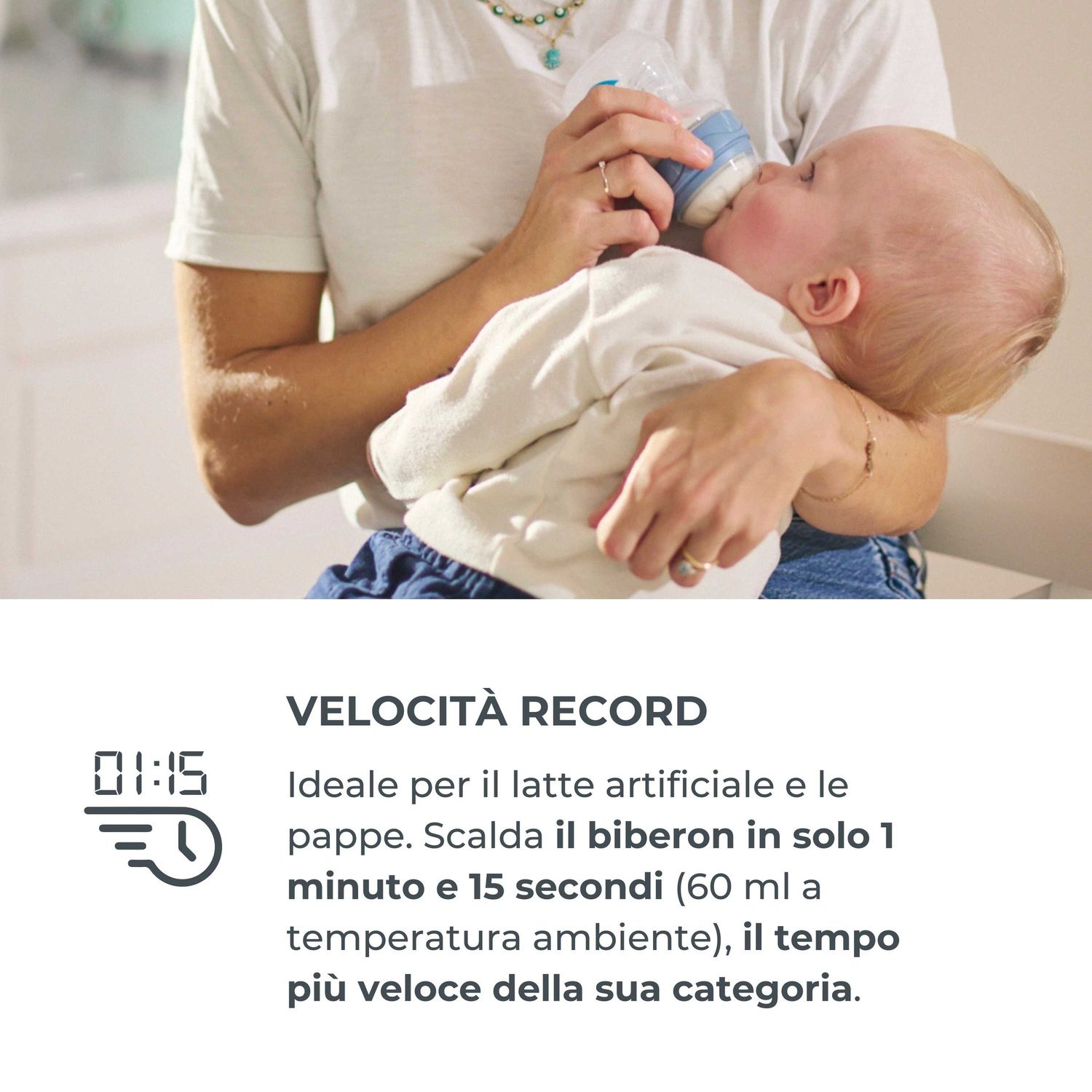 Scaldabiberon e sterilizzatore ultraveloce - 1170 - nuvita - Nuvita