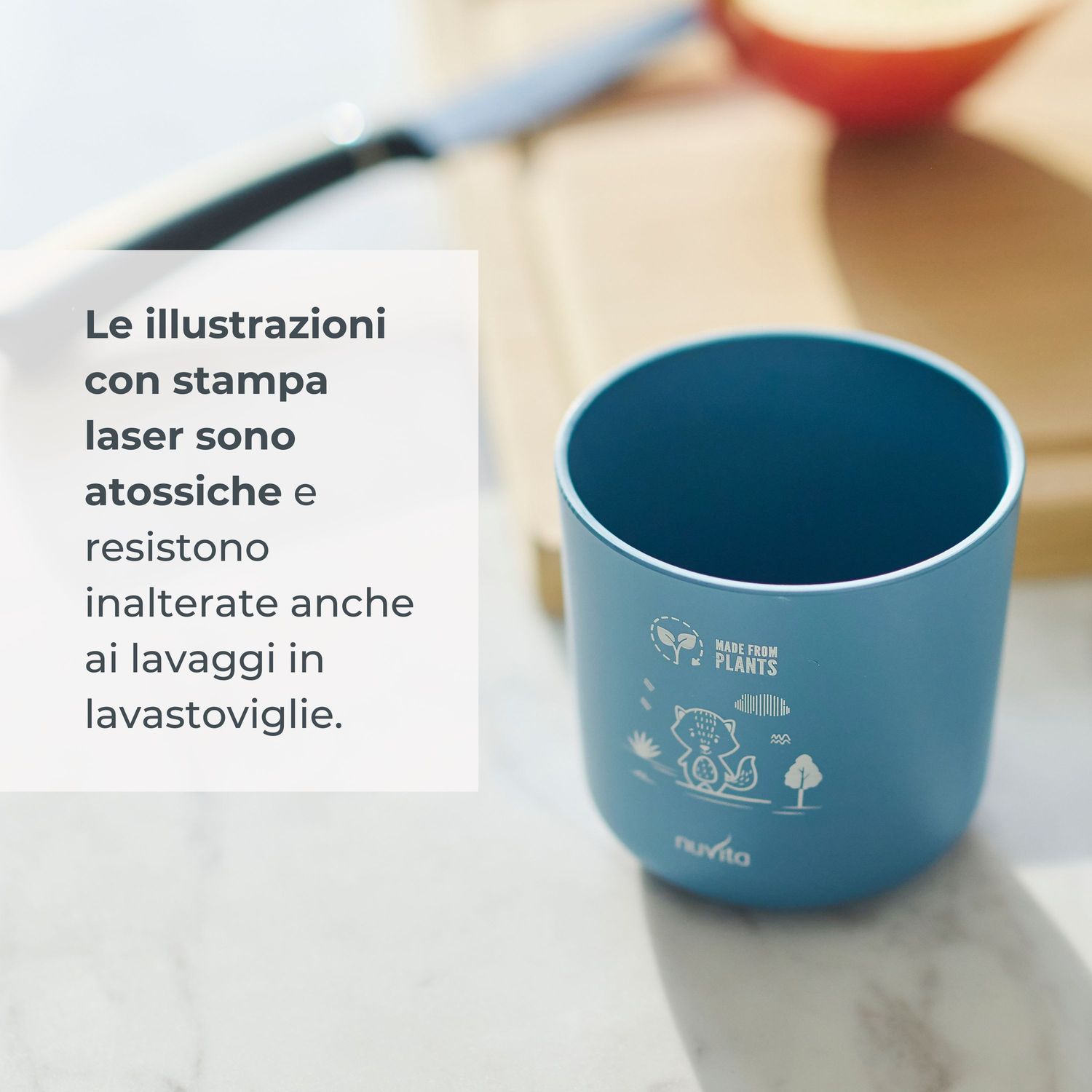Set pappa in bioplastica - 8465 / sage green - nuvita - Nuvita