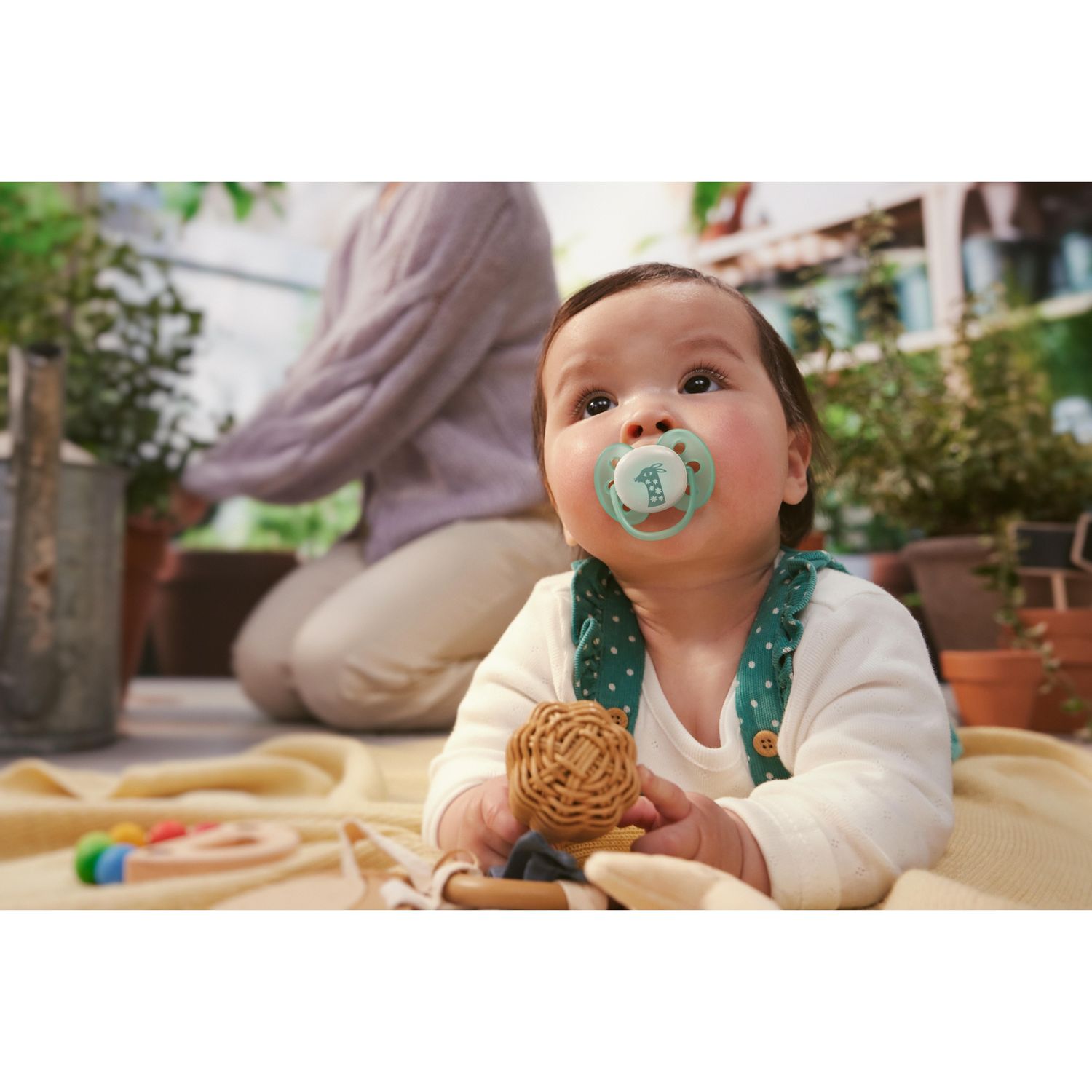 Succhietto ultra soft notte 0-6m cappuccio fluorescente no bpa per pelli sensibili- philips avent - Avent