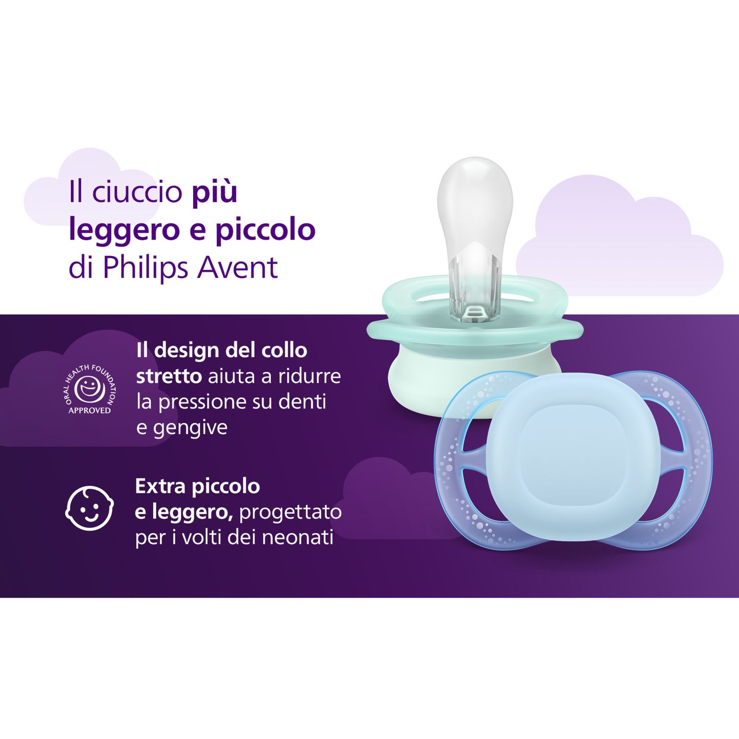 Succhiotto ultra soft 0-6m no bpa per pelli sensibiliphilips avent - philips avent - Avent