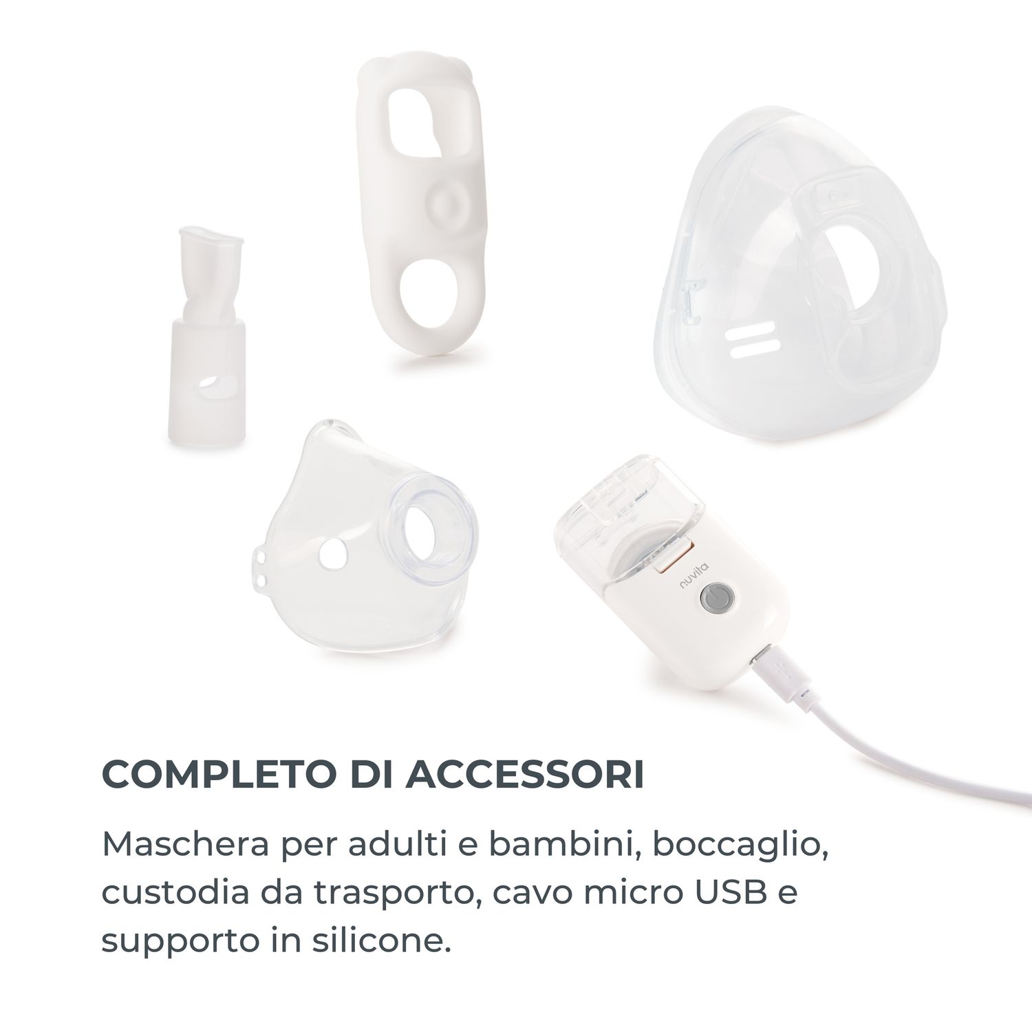 Aerosol indossabile con tecnologia mesh - 5078 - nuvita - Nuvita