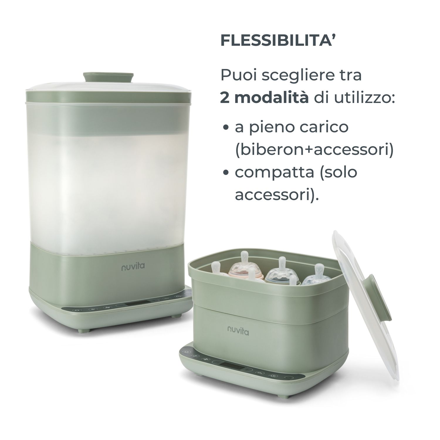 Sterilizzatore con asciugatura steridry 2-in-1  1088 - nuvita - Nuvita