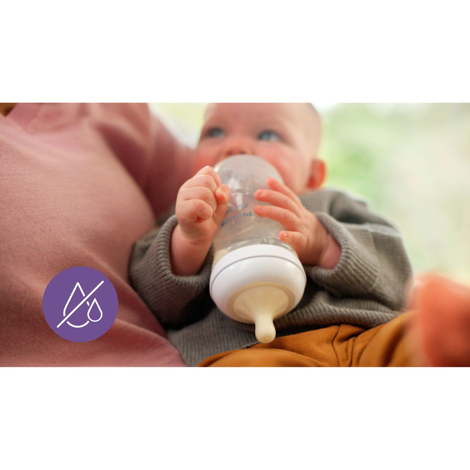 Biberon natural response set 2 biberon in vetro 240ml tettarella a flusso medio 1m+ 3-6 mesi - philips avent - Avent