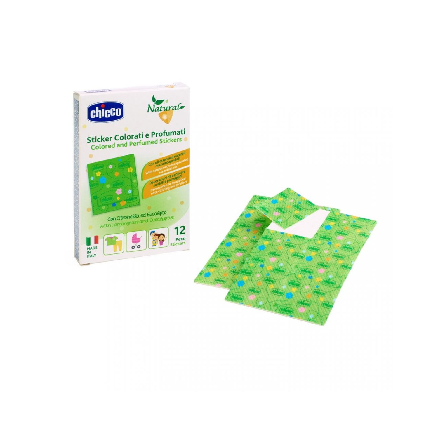 Cerotti profumati e colorati 12 pezzi - chicco - Chicco