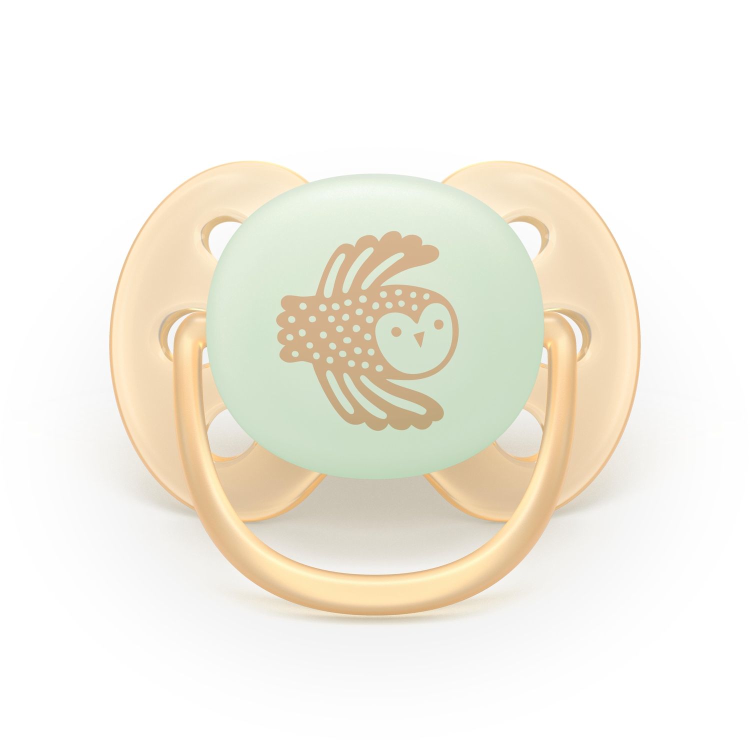 Succhietto ultra soft notte 0-6m cappuccio fluorescente no bpa per pelli sensibili - philips avent - Avent