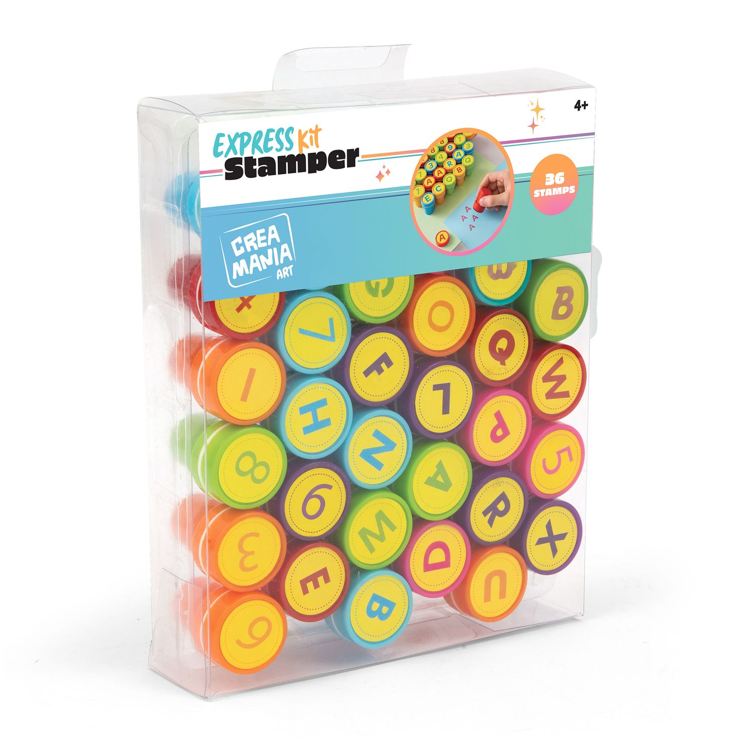 Set timbrini lettere e numeri - Creamania
