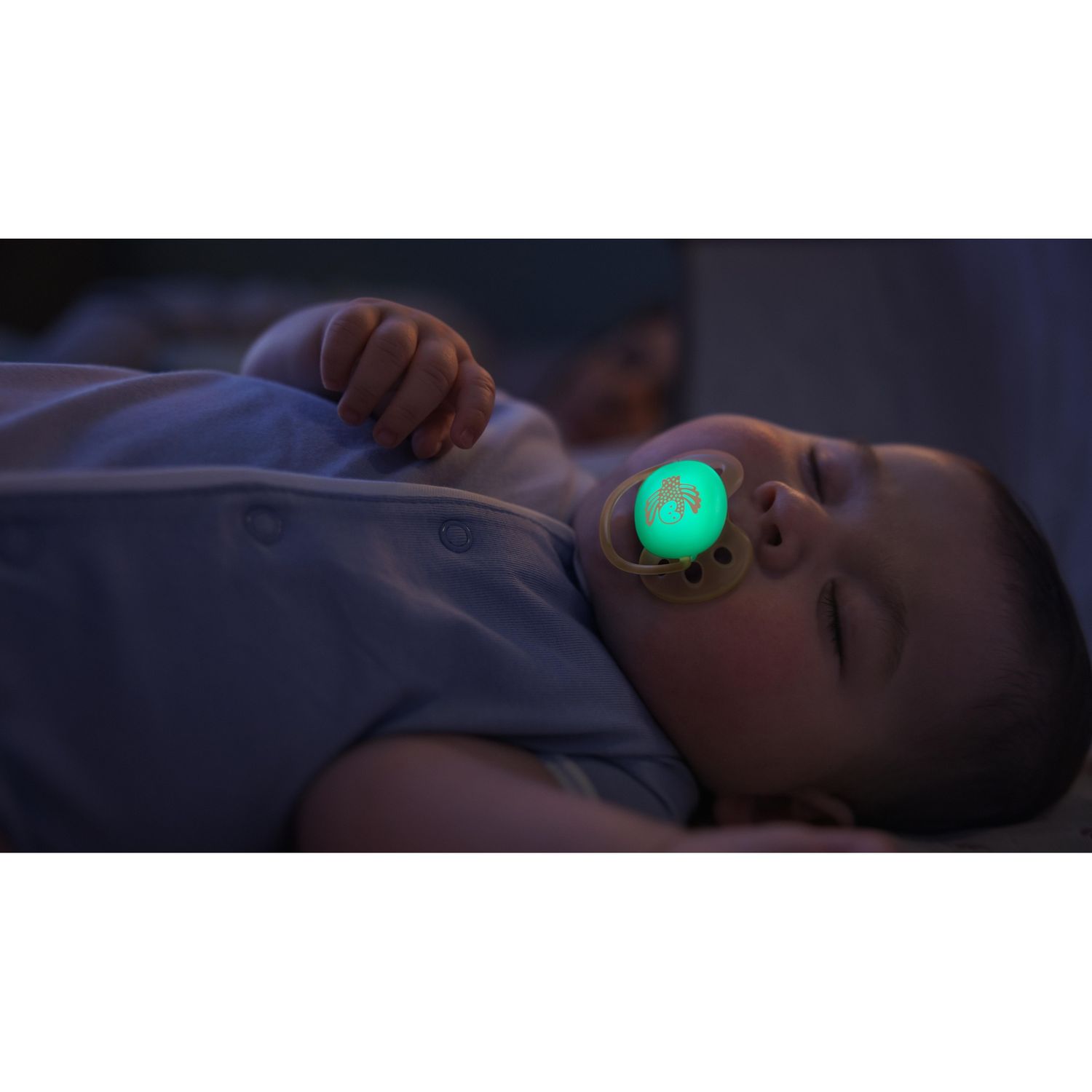 Succhietto ultra soft notte 0-6m cappuccio fluorescente no bpa per pelli sensibili - philips avent - Avent