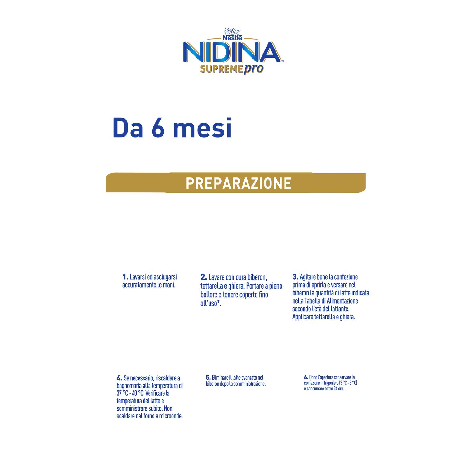 Nidina supremepro 2 latte di proseguimento liquido da 6 mesi brick da 300ml - nestle' - Nestle'