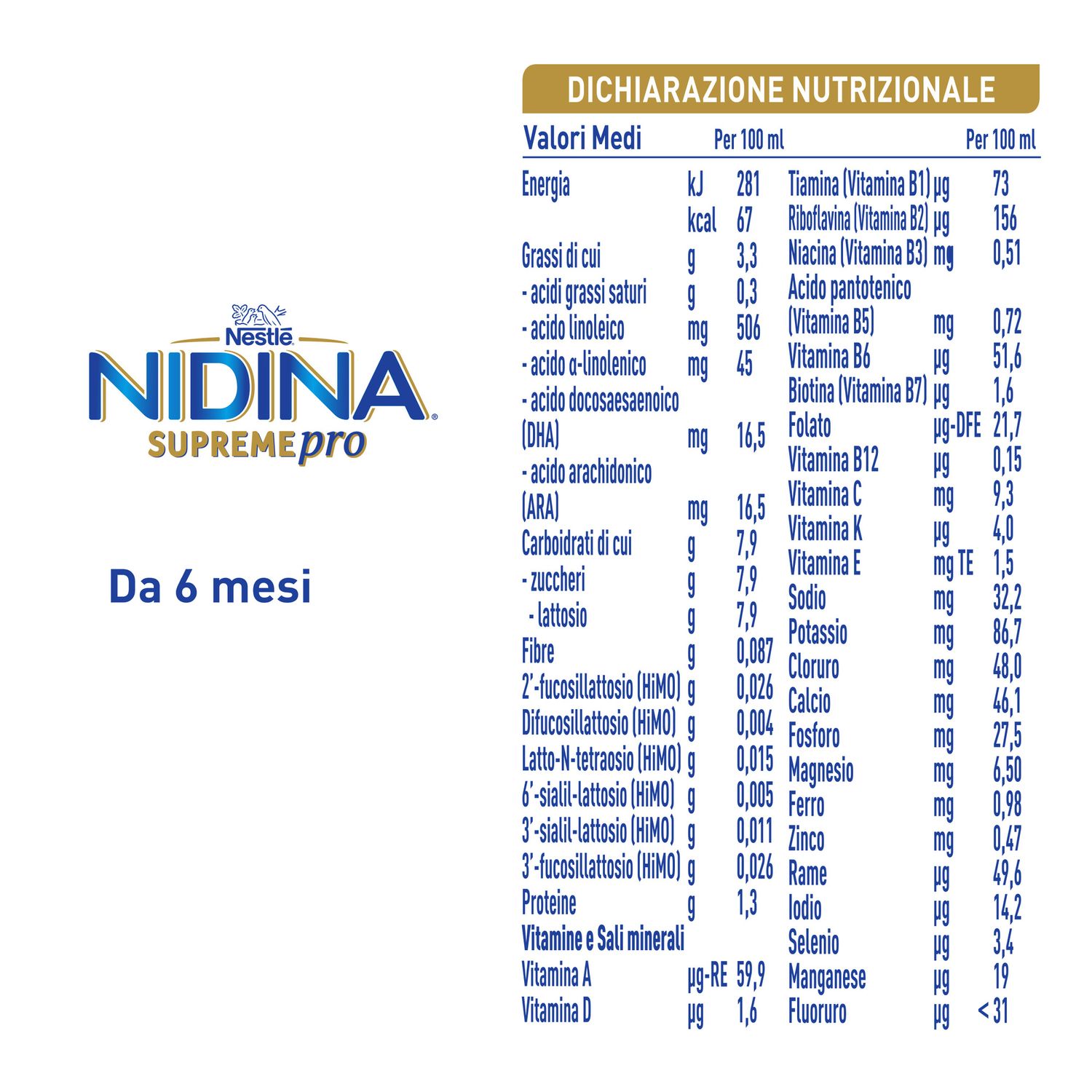 Nidina supremepro 2 latte di proseguimento liquido da 6 mesi brick da 300ml - nestle' - Nestle'