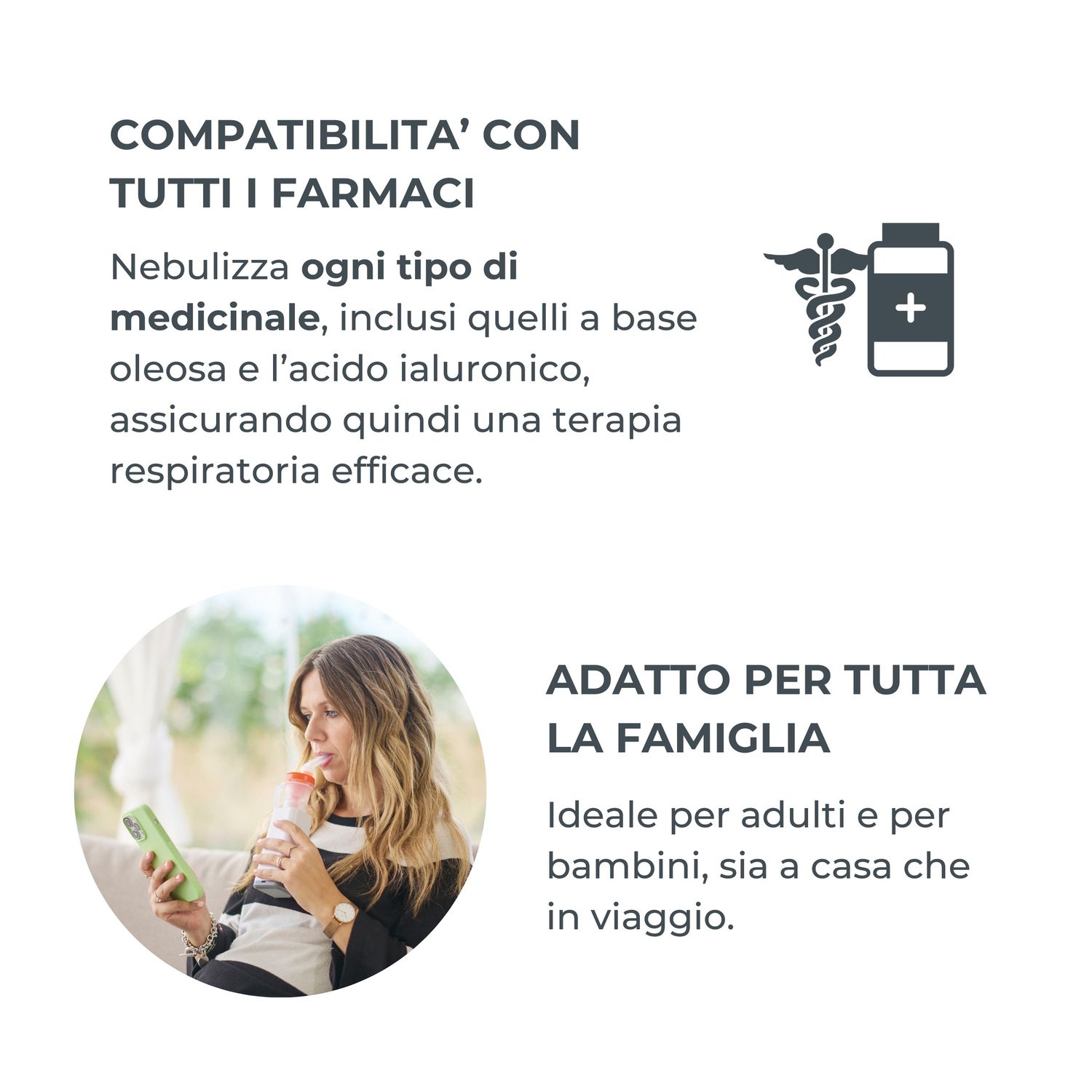 Aerosol portatile a pistone - 5030 - nuvita - Nuvita
