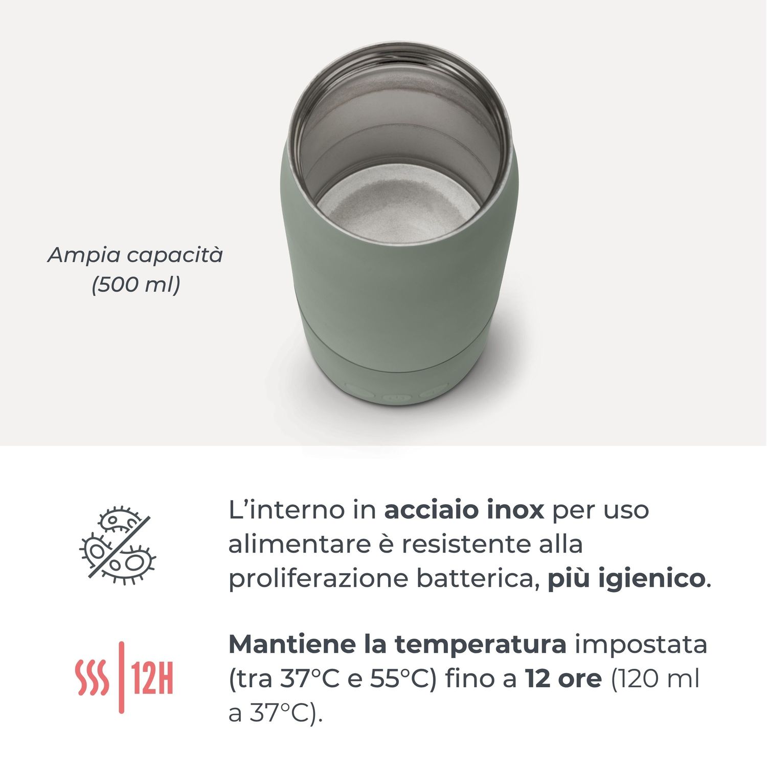 Bollitore e scalda latte portatile hot'n'go - 1190 - nuvita - Nuvita