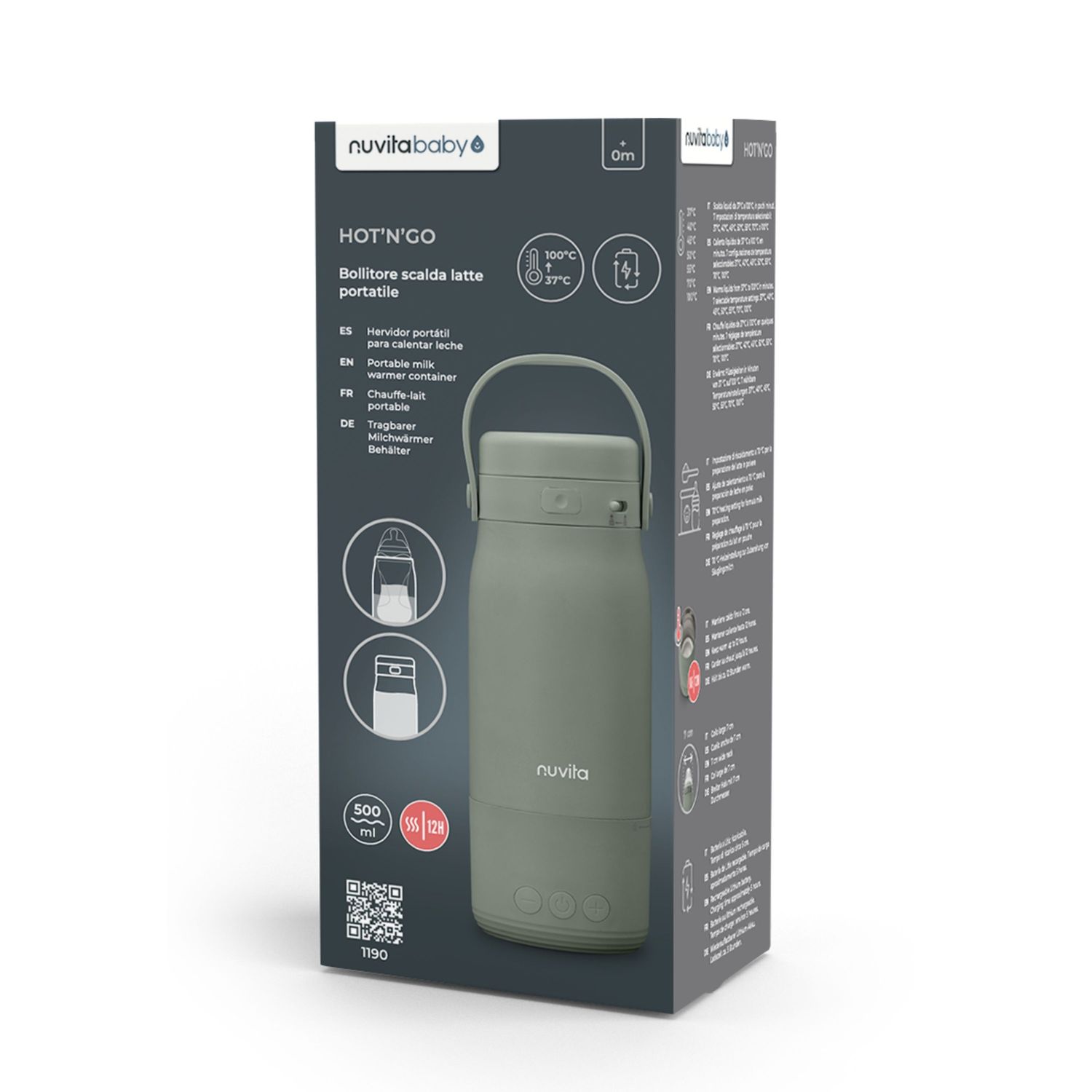 Bollitore e scalda latte portatile hot'n'go - 1190 - nuvita - Nuvita