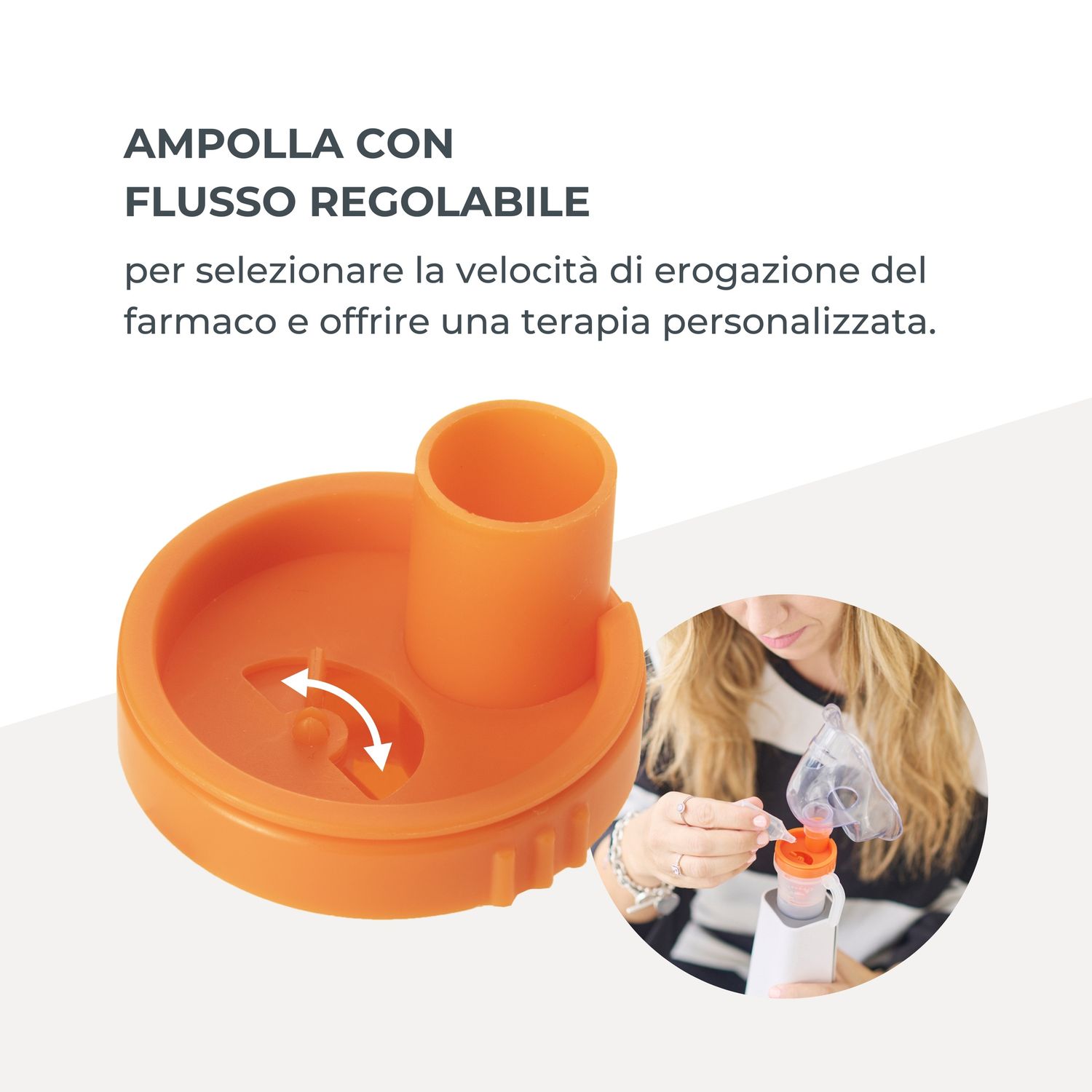 Aerosol portatile a pistone - 5030 - nuvita - Nuvita