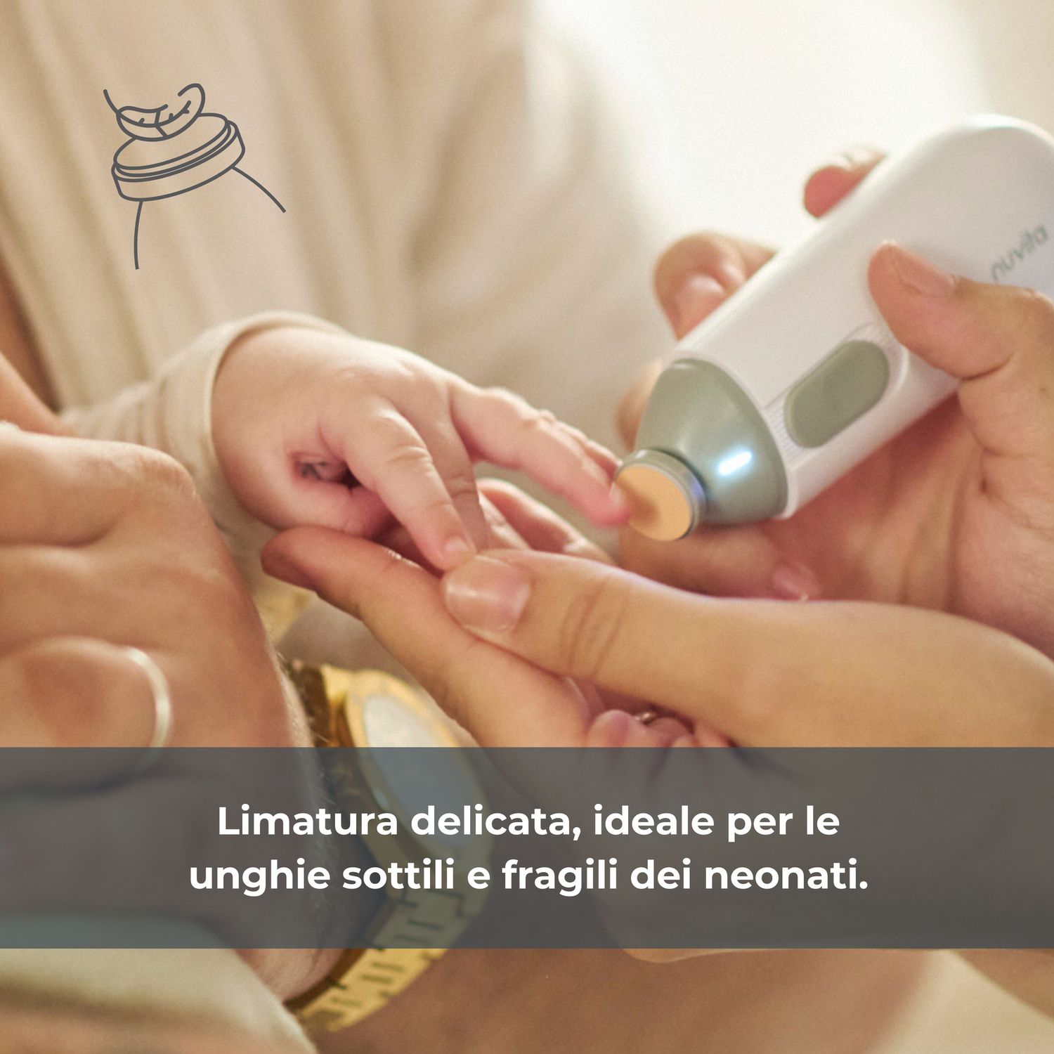 Tagliaunghie elettrico trimmy - 1130 - nuvita - Nuvita