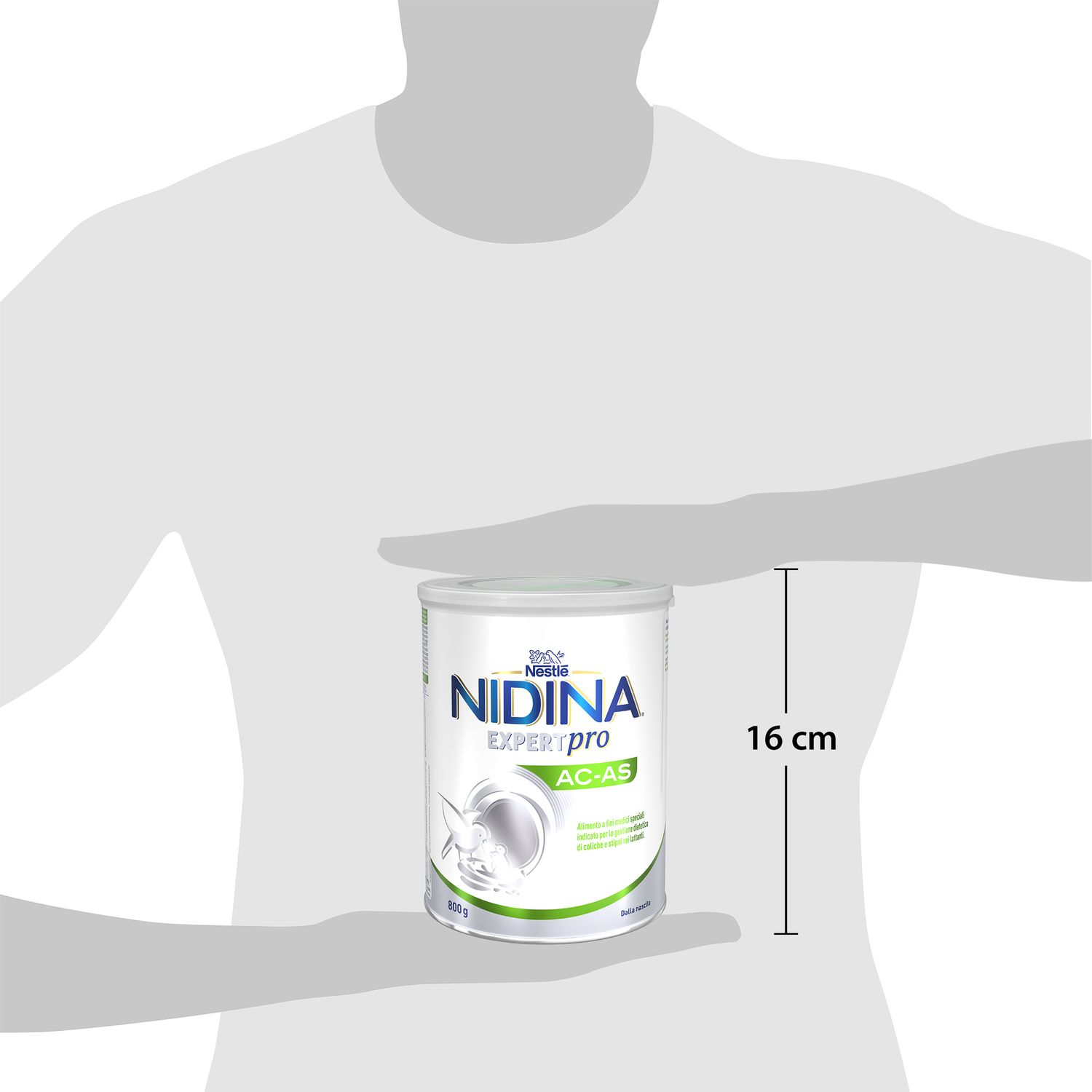 Nidina expertpro ac-as alimento a fini medici speciali in polvere, 800g - nestle' - Nestle'