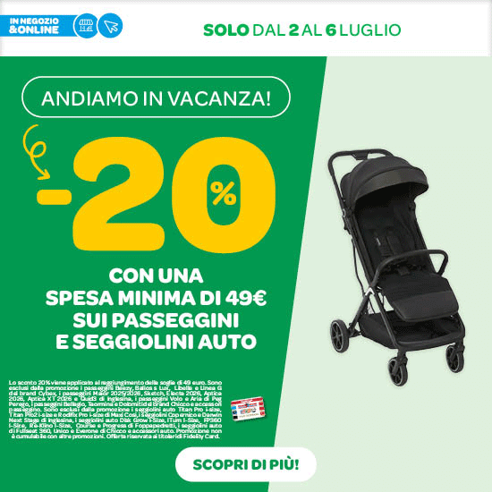 PROMO SPECIALE VACANZE