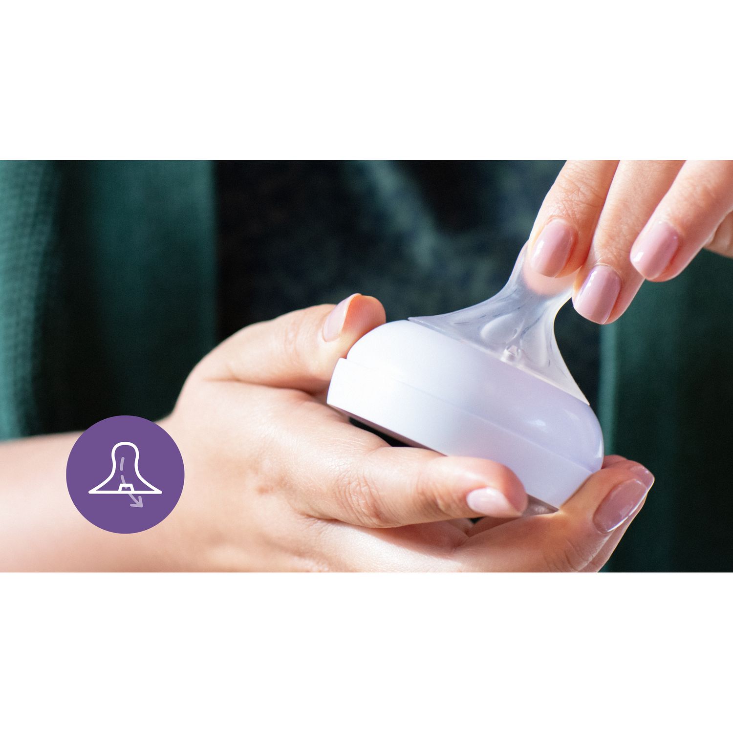 Biberon natural response set 2 biberon in vetro 240ml tettarella a flusso medio 1m+ 3-6 mesi - philips avent - Avent