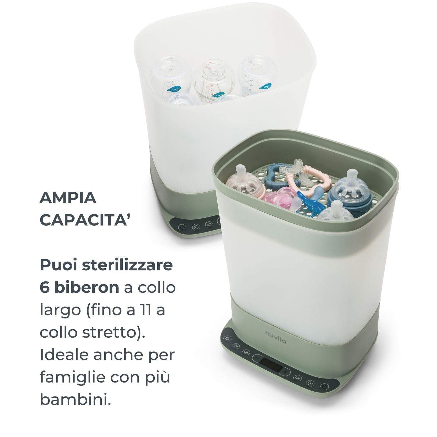 Sterilizzatore con asciugatura steridry 2-in-1  1088 - nuvita - Nuvita