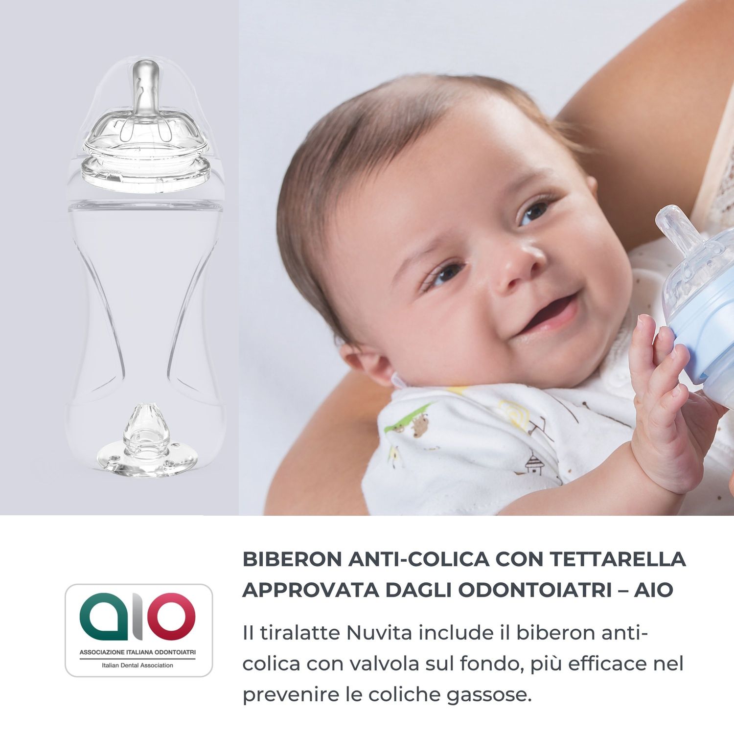Tiralatte elettrico singolo a 3 fasi con coppe intercambiabili materno smart - 1287x - nuvita - Nuvita