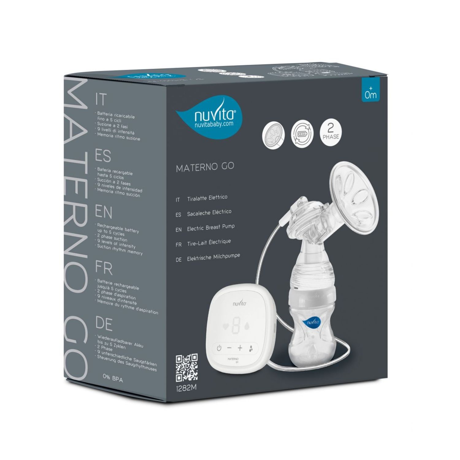Tiralatte elettrico materno go - 1282m - nuvita - Nuvita