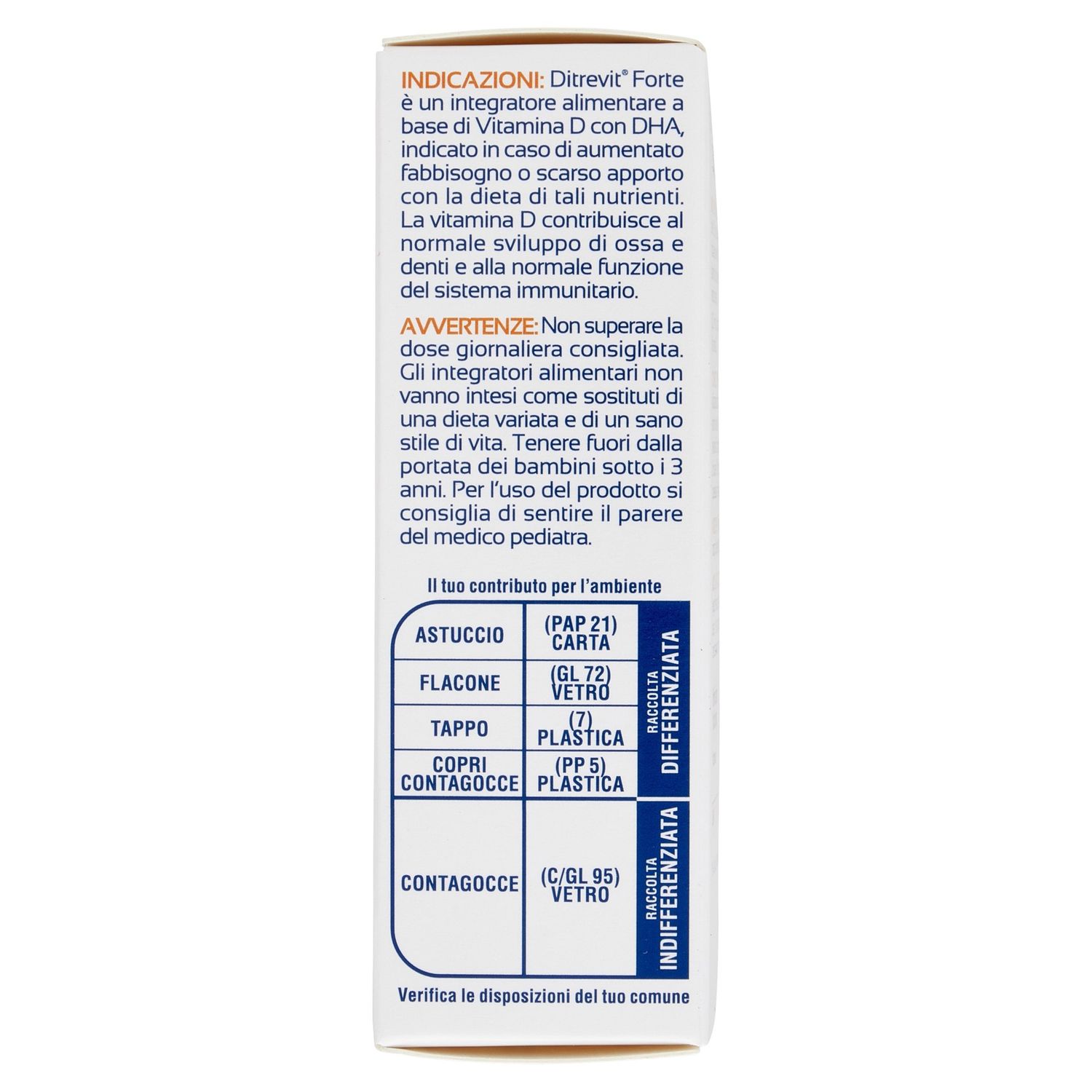Integratore alimentare ditrevit® forte 15ml - humana - Humana