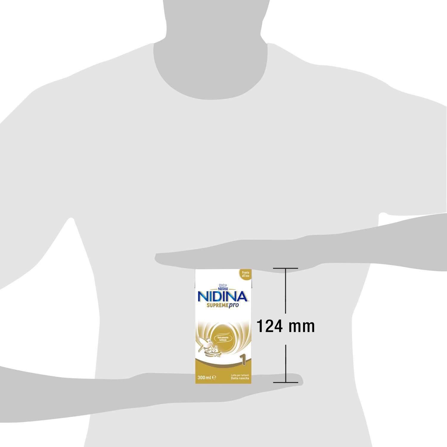 Nidina supremepro 1 latte per lattanti liquido dalla nascita, brick da 300ml - nestle' - Nestle'