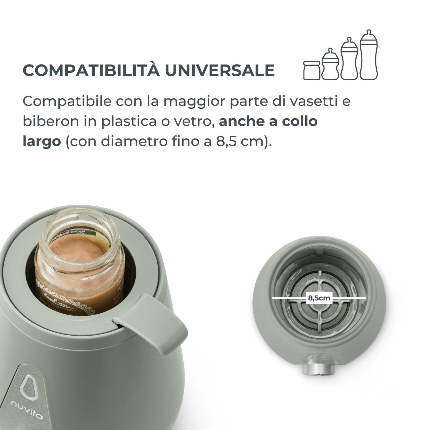 Scaldabiberon e sterilizzatore ultraveloce - 1170 - nuvita - Nuvita