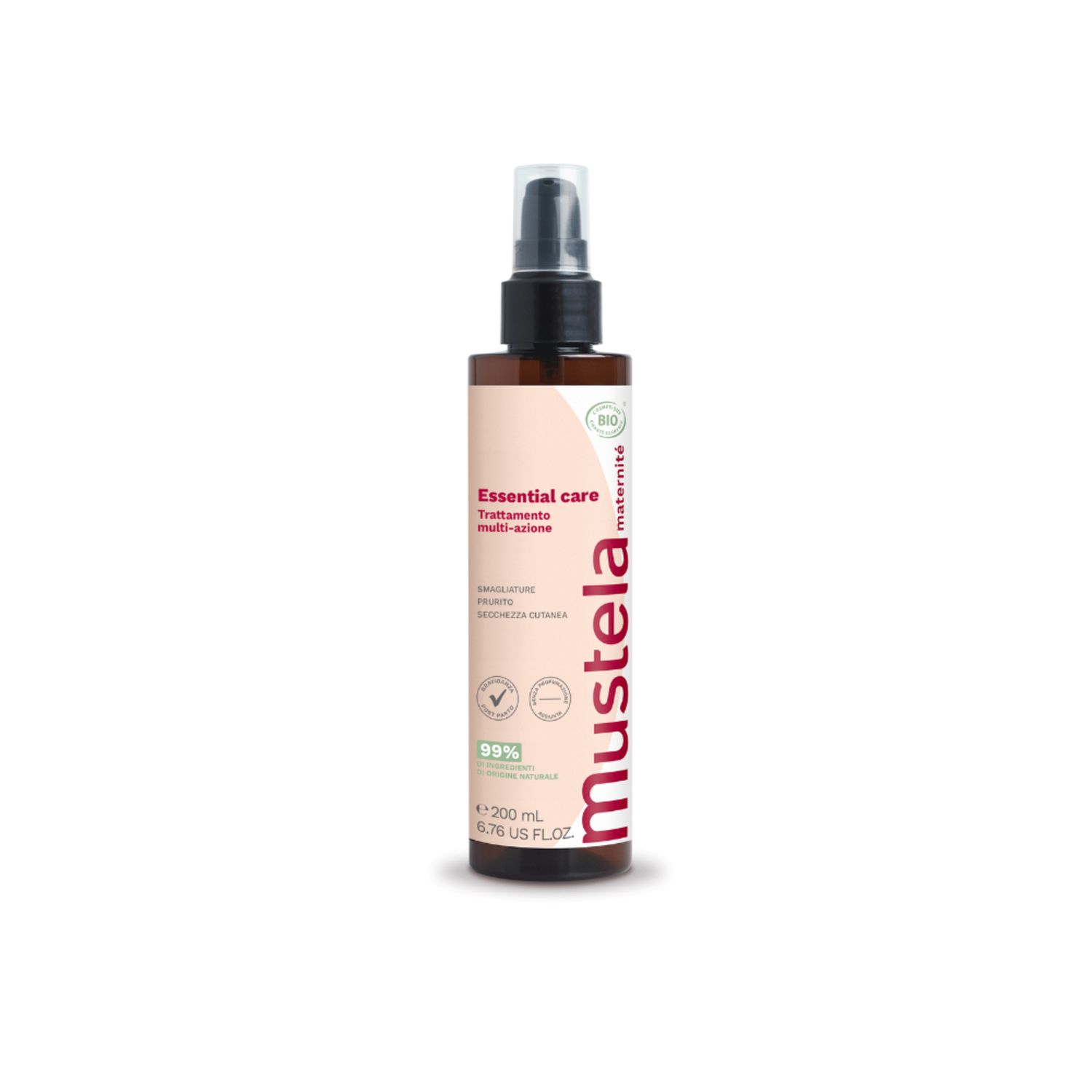 Essential care latte corpo certificato bio 200ml - mustela - Mustela