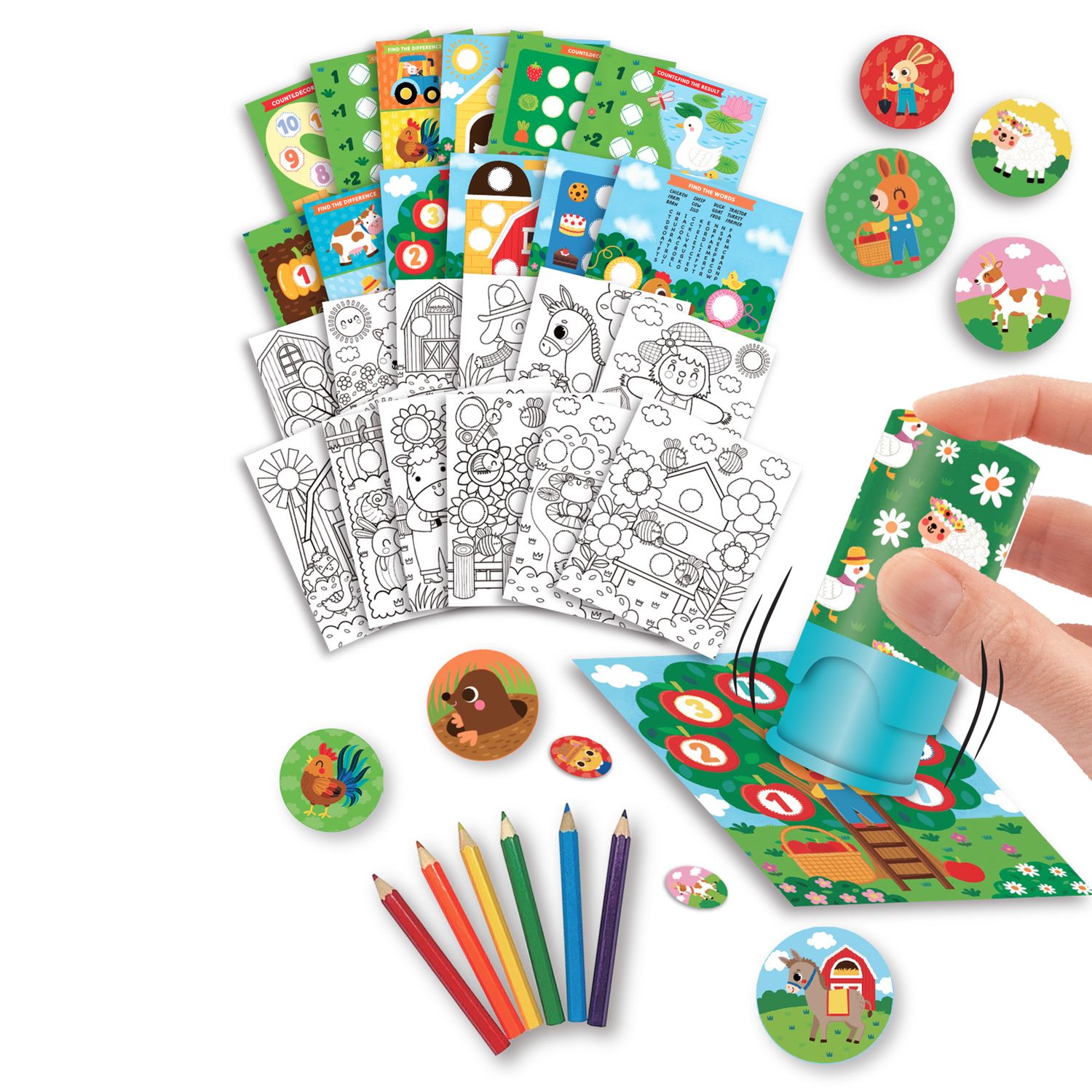 Libretto magico timbri e stickers - Creamania
