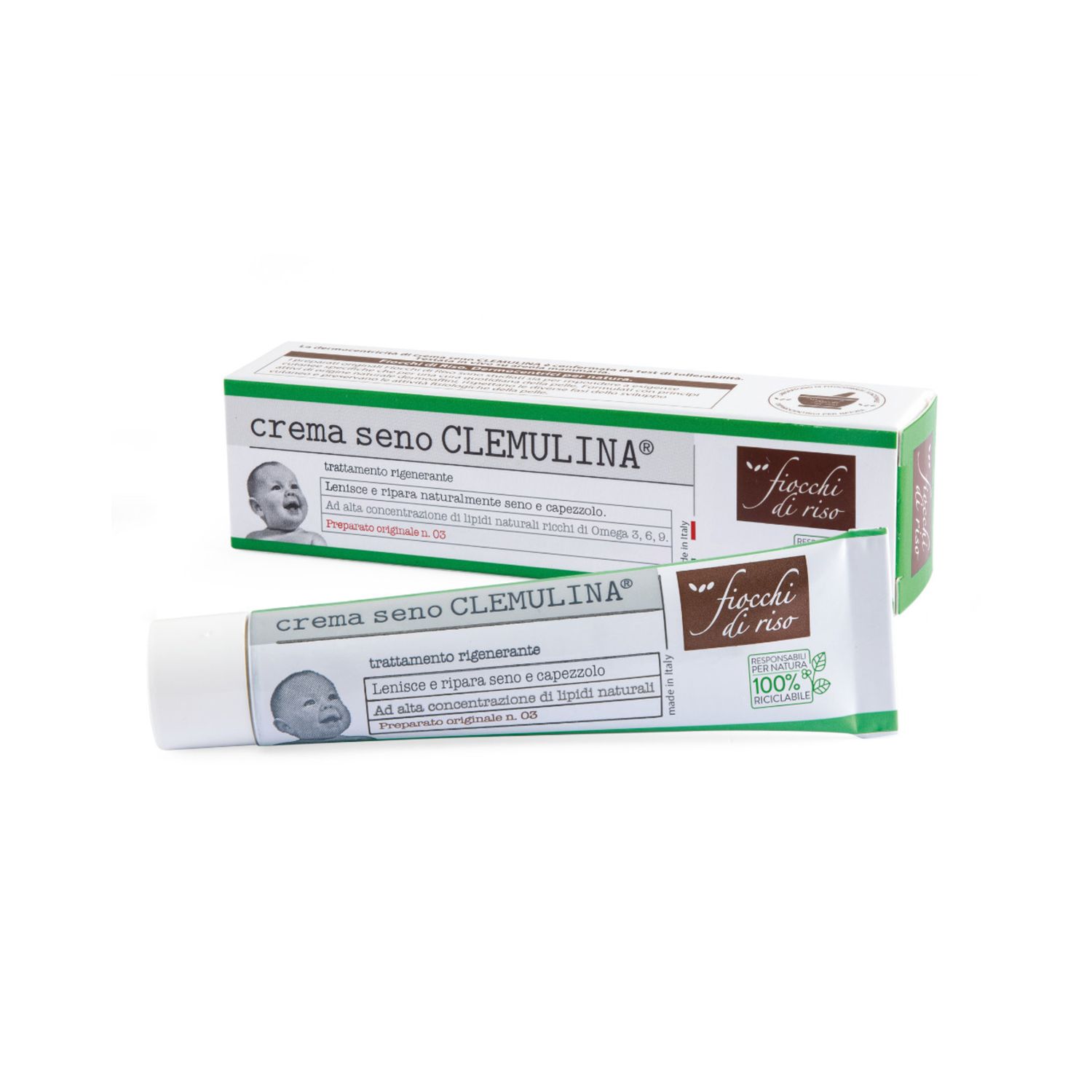 Crema seno clemulina 15ml - fiocchi di riso - Fiocchi di Riso