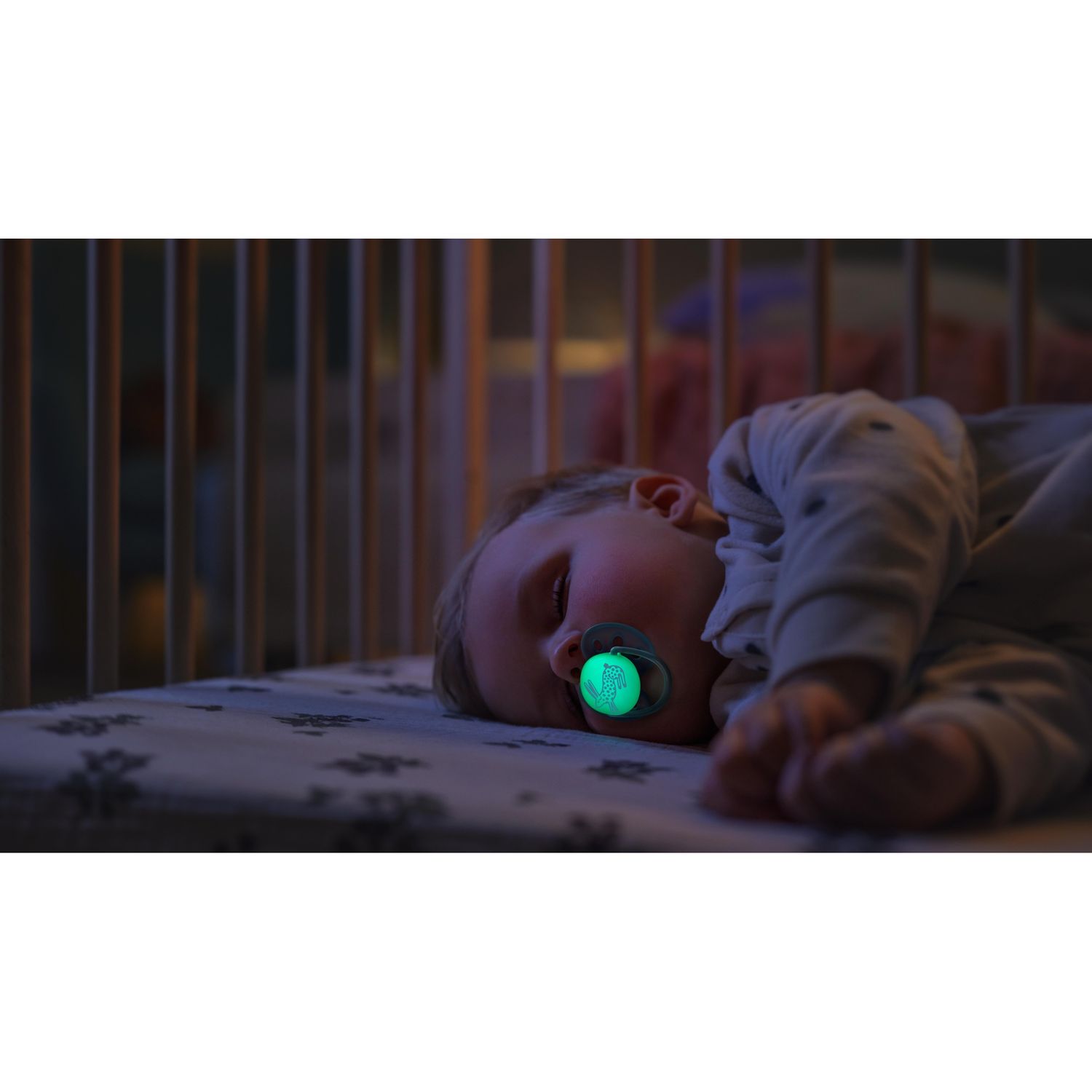 Succhietto ultra soft notte 0-6m cappuccio fluorescente no bpa per pelli sensibili - philips avent - Avent