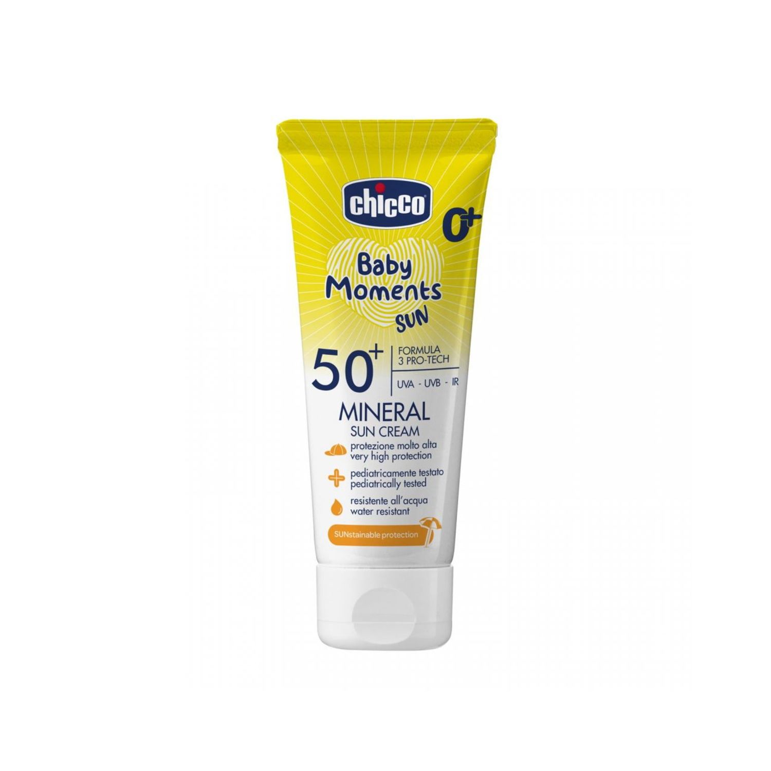 Crema solare mineral spf50+ 75ml - chicco - Chicco