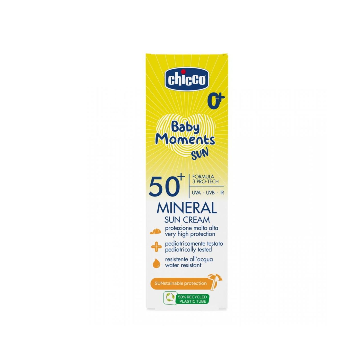 Crema solare mineral spf50+ 75ml - chicco - Chicco