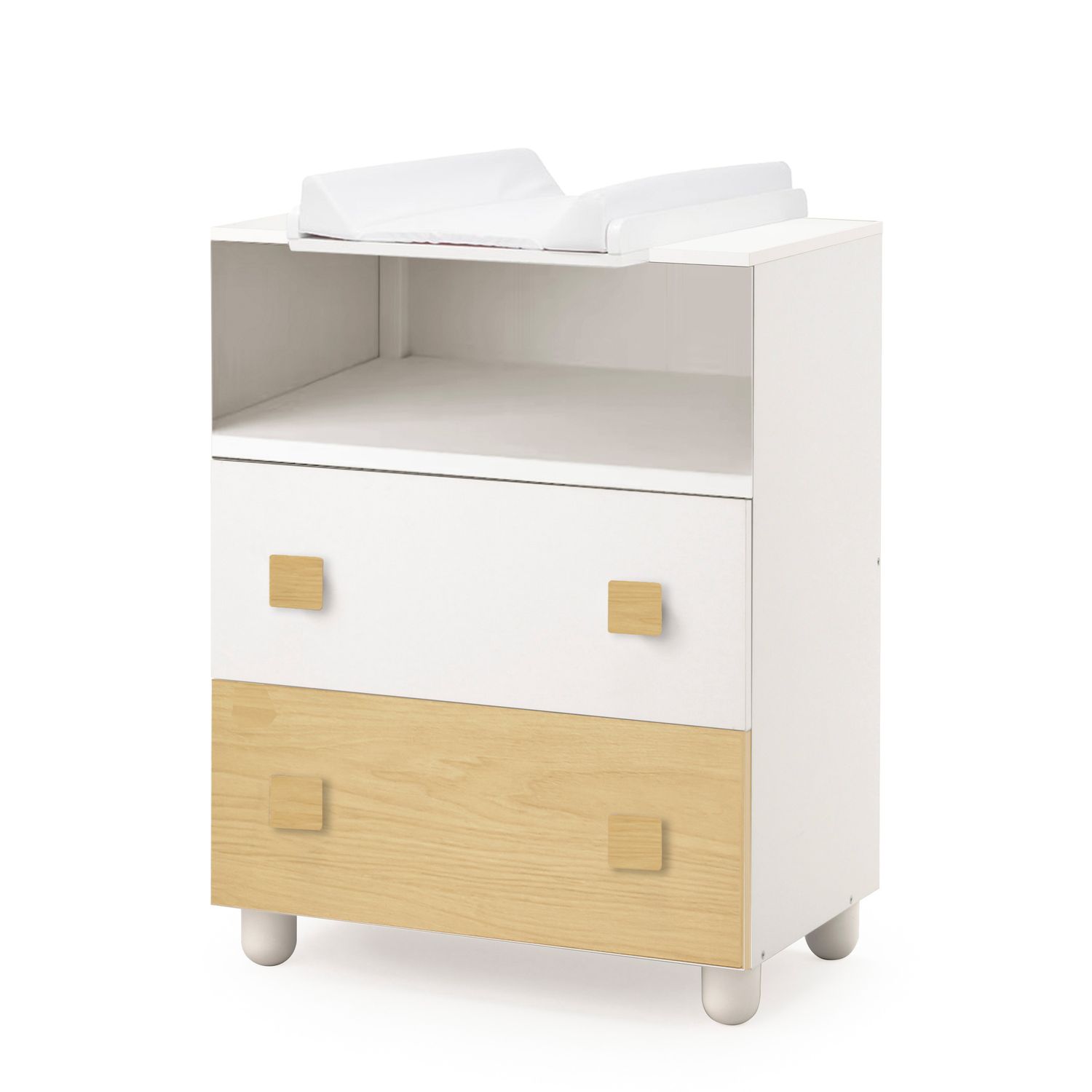Cassettiera easy change naturale - italbaby - Italbaby