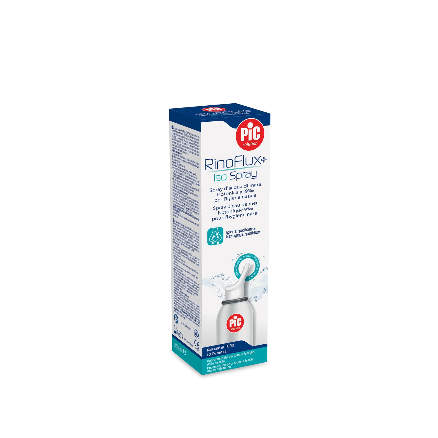 Spray nasale isotonico rinfolux iso+ spray 100 ml - Pic